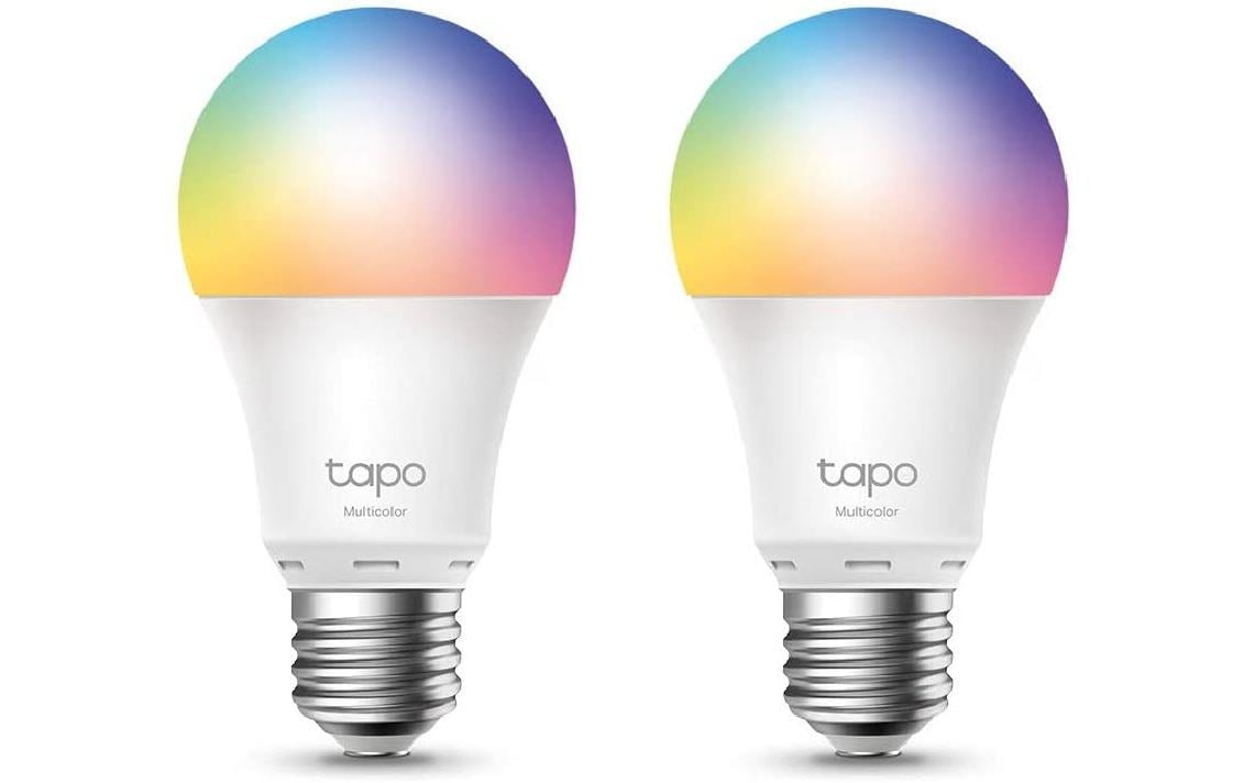 TP-Link Tapo L530E – Smart-Leuchtmittel – 806 lm, Mehrfarbig – für Amazon Alexa, Google Assistant – 2er-Set