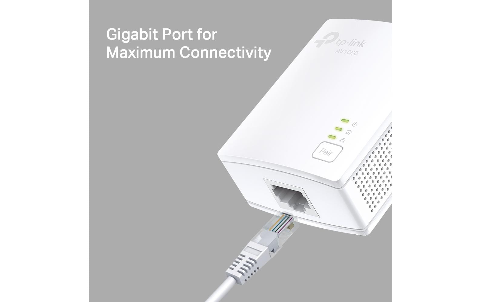 TP-Link TL-PA7017 KIT – Powerline-Adapter-Kit AV1000 – 1 Gbit/s, HomePlug AV2, 2er-Set