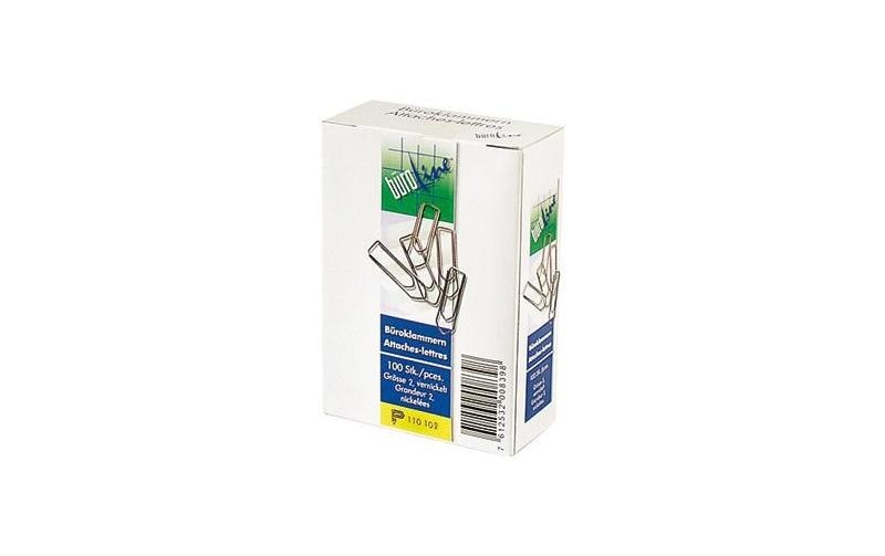 Buroline Büroklammern 28 mm – vernickelt – 1'000 Stk.