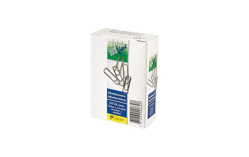 Buroline Büroline Büroklammern 43 mm – vernickelt – 1000 Stk.