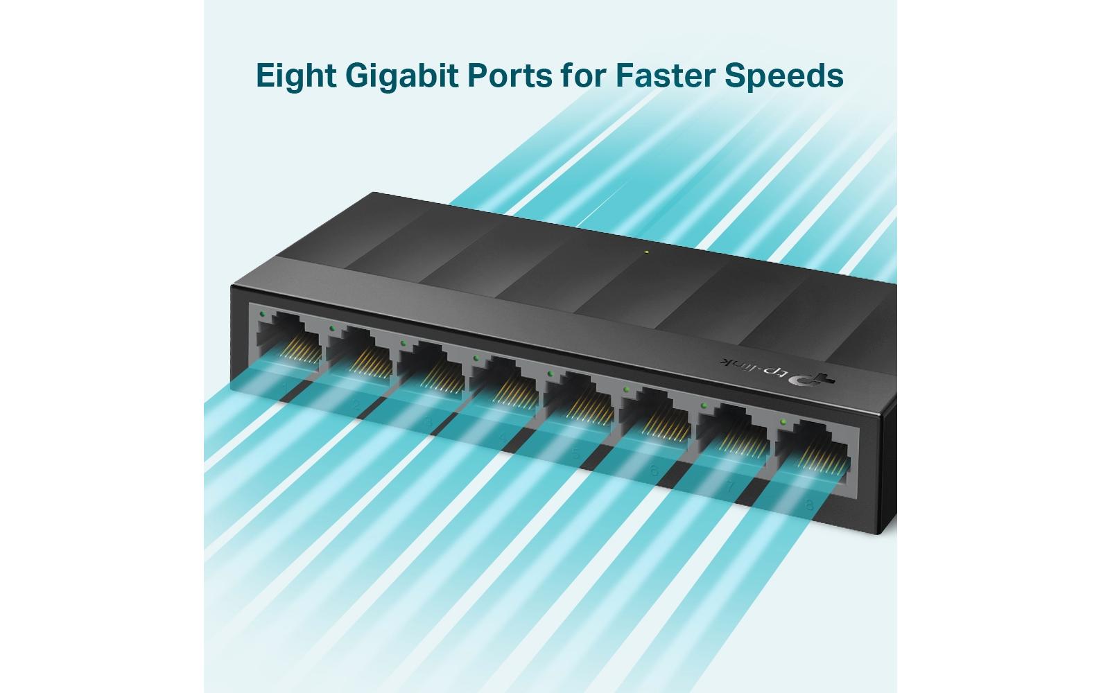 TP-Link LS1008G – Switch – 8×GbE