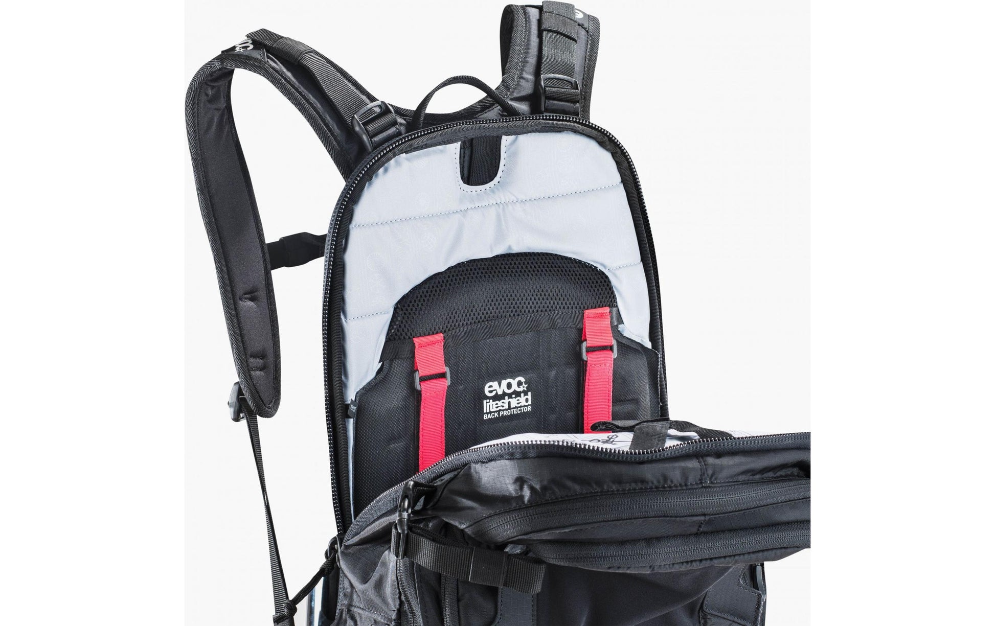 EVOC FR Trail Blackline – Bike-Rucksack – 20 l, Trinksystem, schwarz