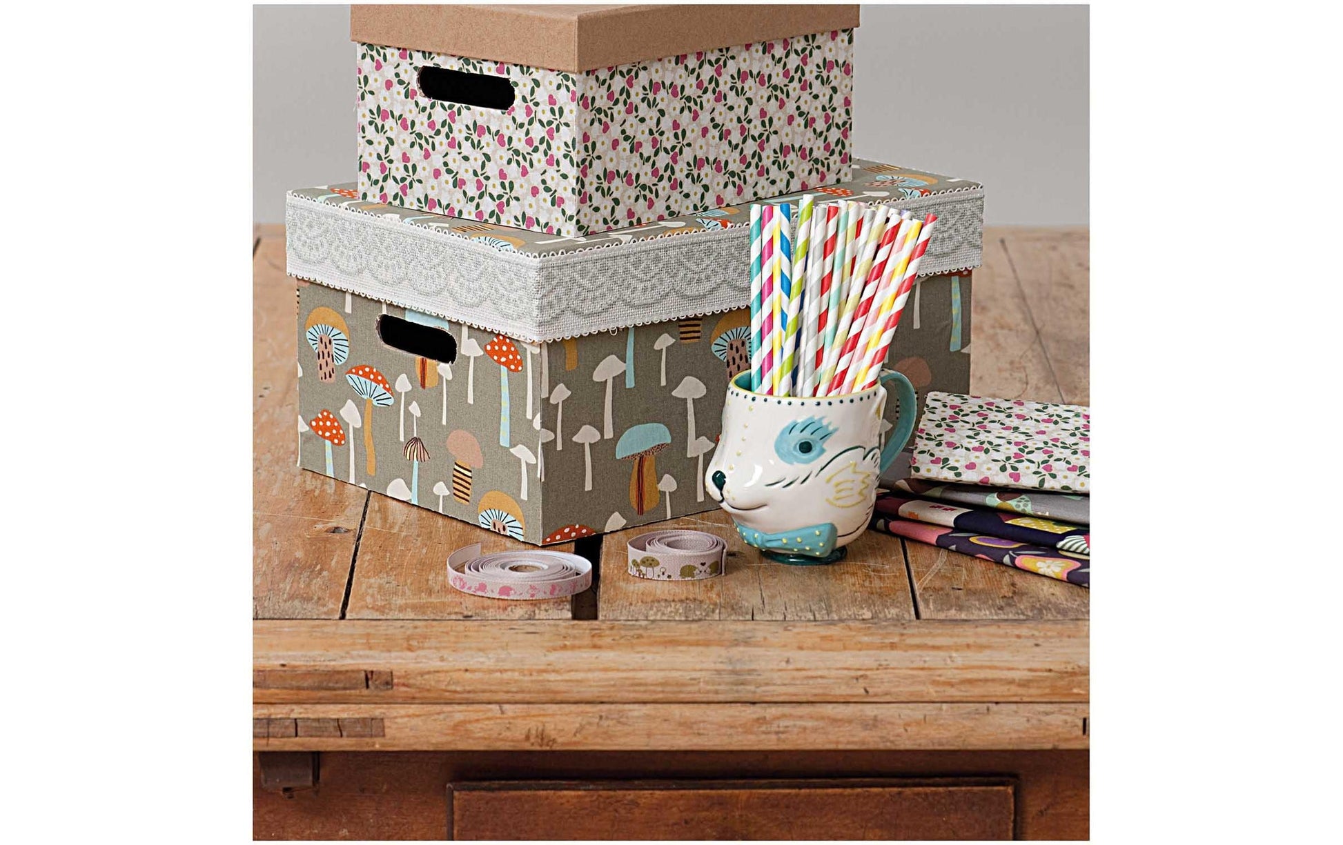 Rico Design Papierstrohhalme, Ø 6 mm 19,5 cm, mehrfarbig – 24 Stk.