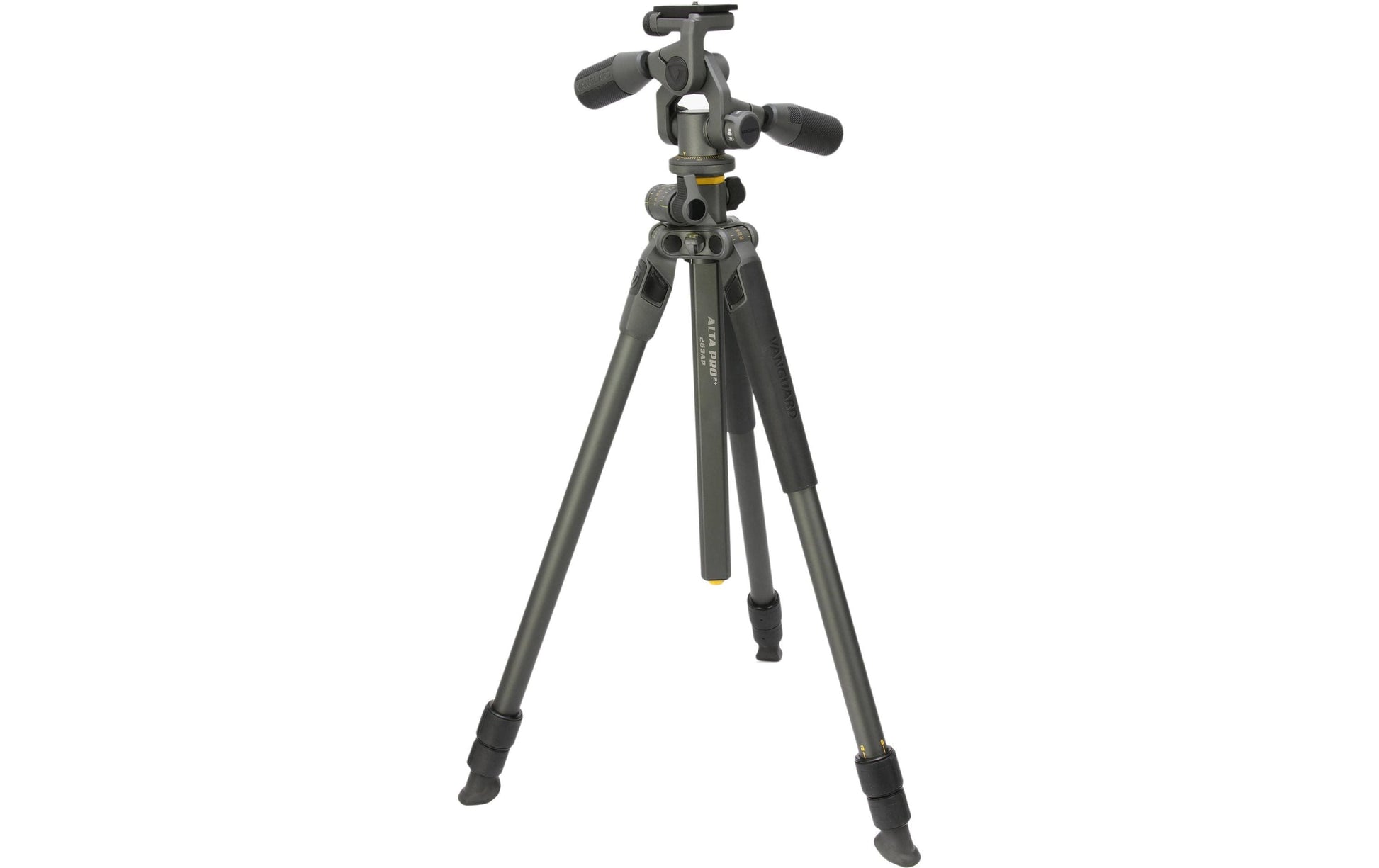 Vanguard Alta Pro 2+ 263AP Stativ – Aluminium, 26 mm, 3 Abschnitte, 175,2 cm, Traglast 5 kg – Grau
