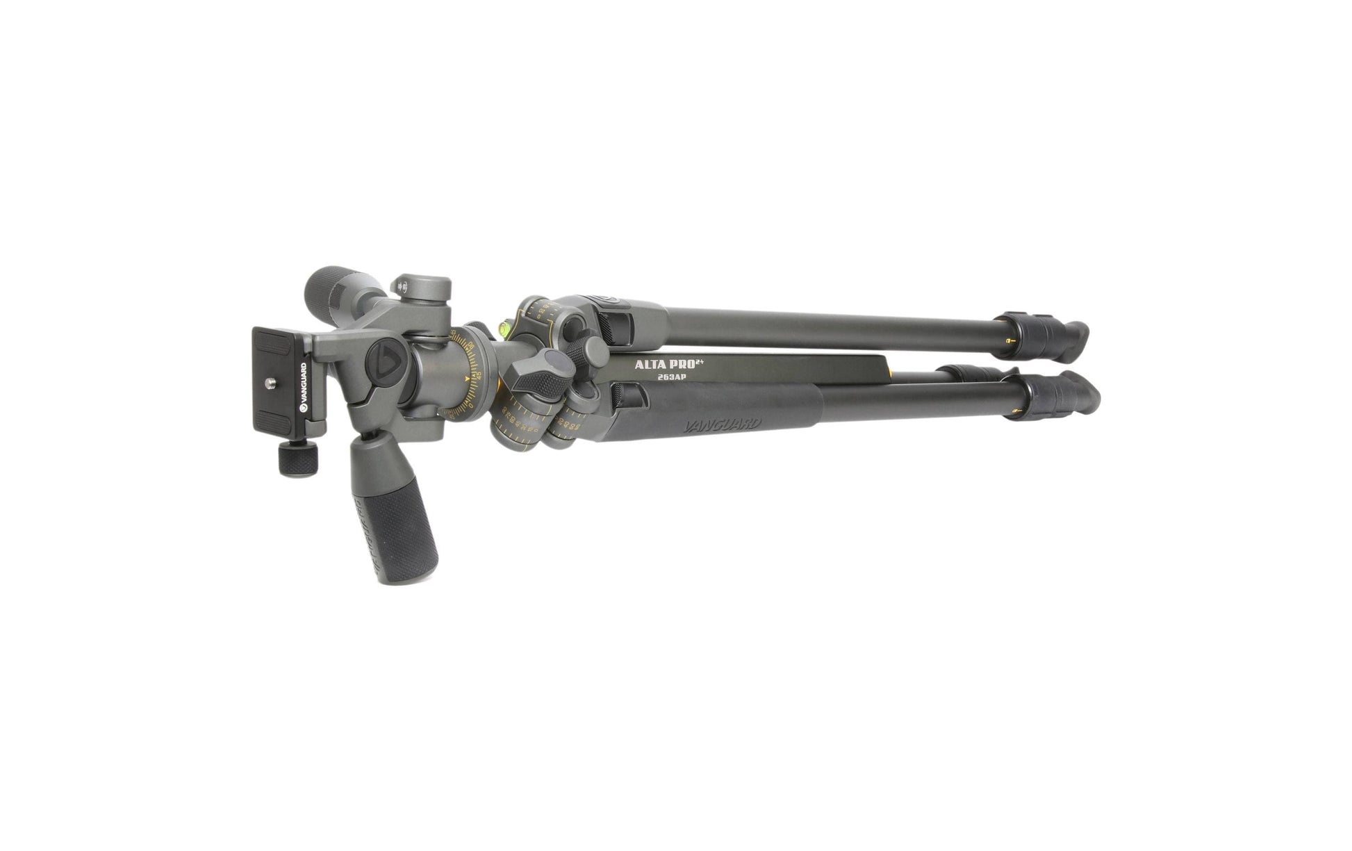 Vanguard Alta Pro 2+ 263AP Stativ – Aluminium, 26 mm, 3 Abschnitte, 175,2 cm, Traglast 5 kg – Grau