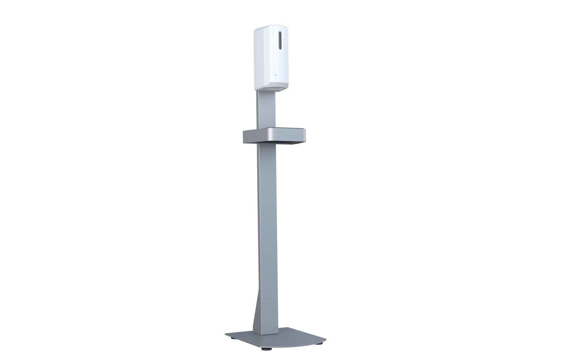 Multibrackets Automatischer Desinfektionsmittelständer – Stand – 1000 ml, weiss, ABS