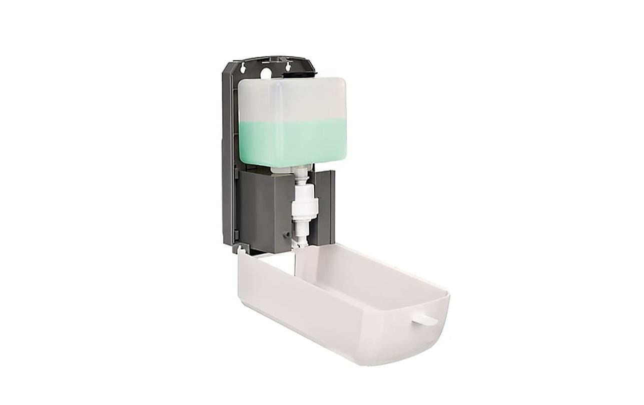 Multibrackets Automatischer Desinfektionsmittelständer – Standgerät – 1000 ml, weiss, ABS