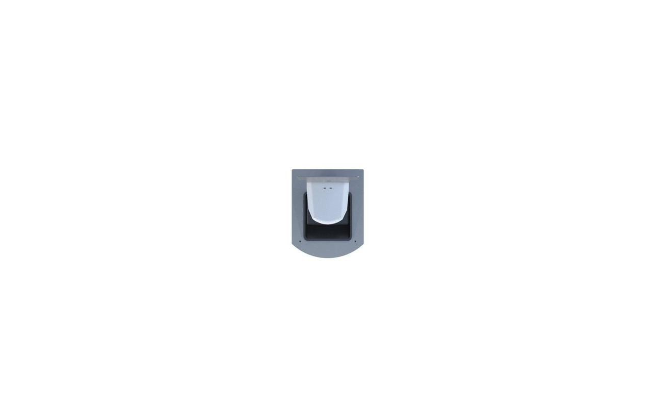 Multibrackets Automatischer Desinfektionsmittelständer – Stand – 1000 ml, weiss, ABS