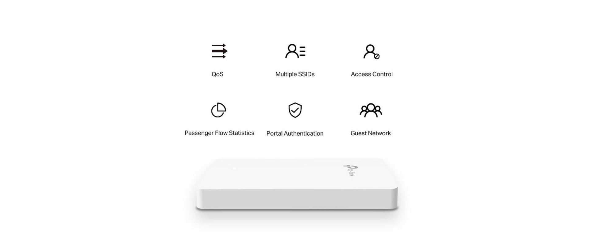 TP-Link EAP235-Wall – Access Point – Wi-Fi 5 (2,4/5 GHz), 1,2 Gbit/s, PoE, Wandmontage