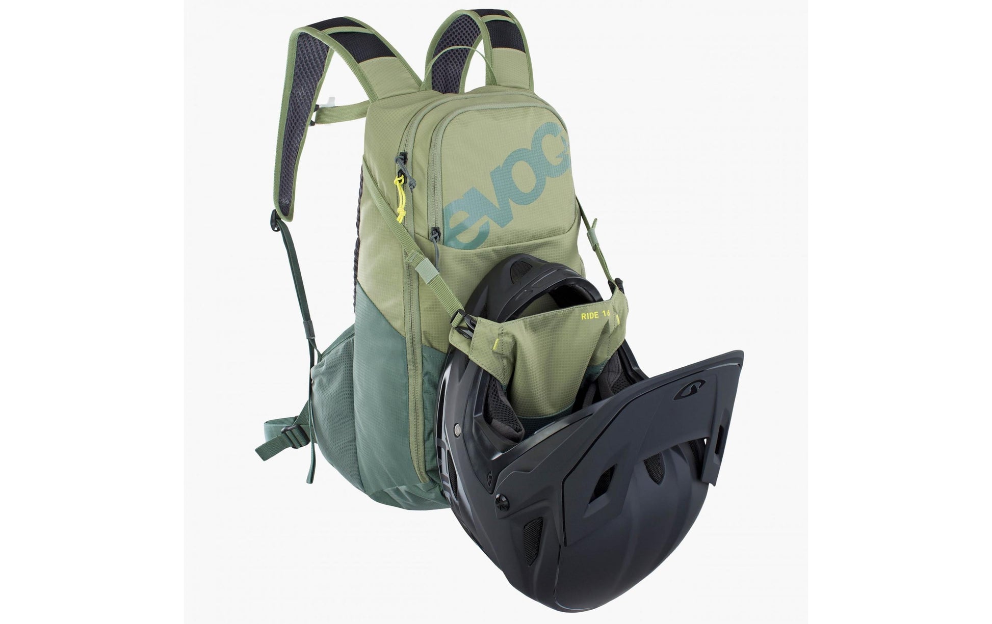 EVOC Ride – Bike-Rucksack – 16 l, Trinksystem, olivgrün