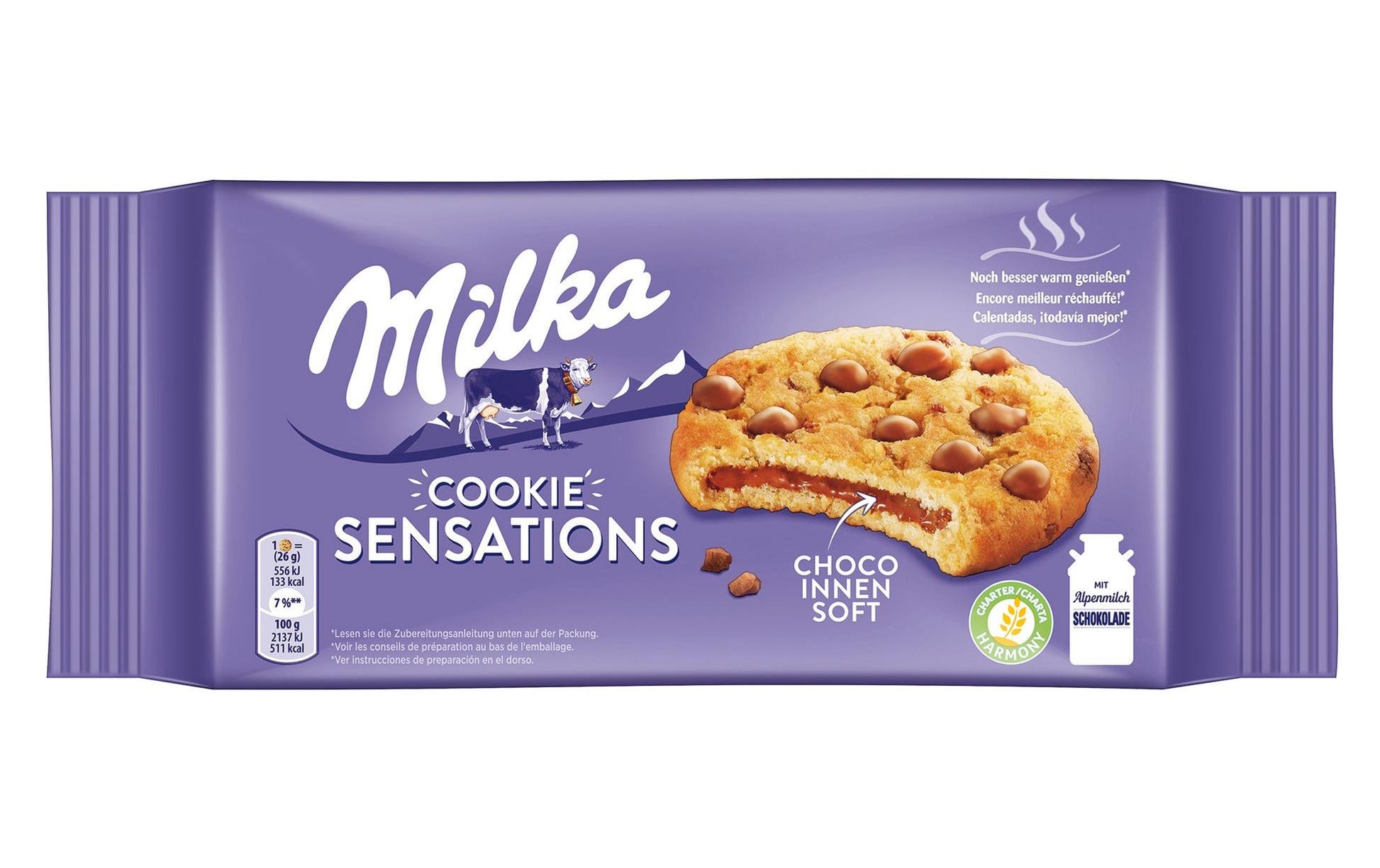 Milka Cookie Sensations – Milchschokolade – 156 g