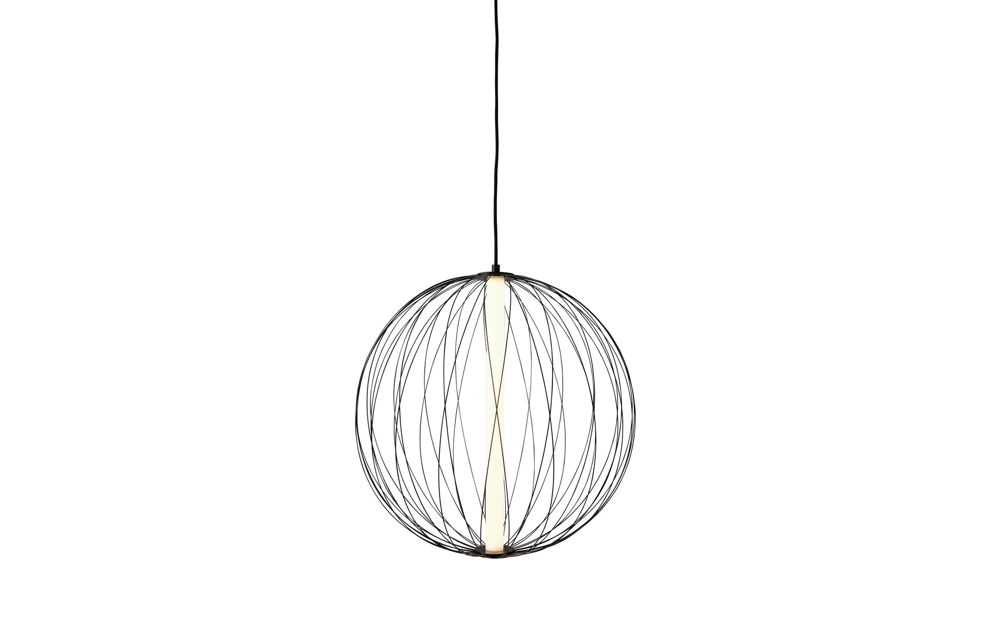 Sompex Pendelleuchte Atomic – Ø 50 × 150 cm, 1200 lm, 10 W, 2700 K, nicht dimmbar, weiss, inkl. Leuchtmittel