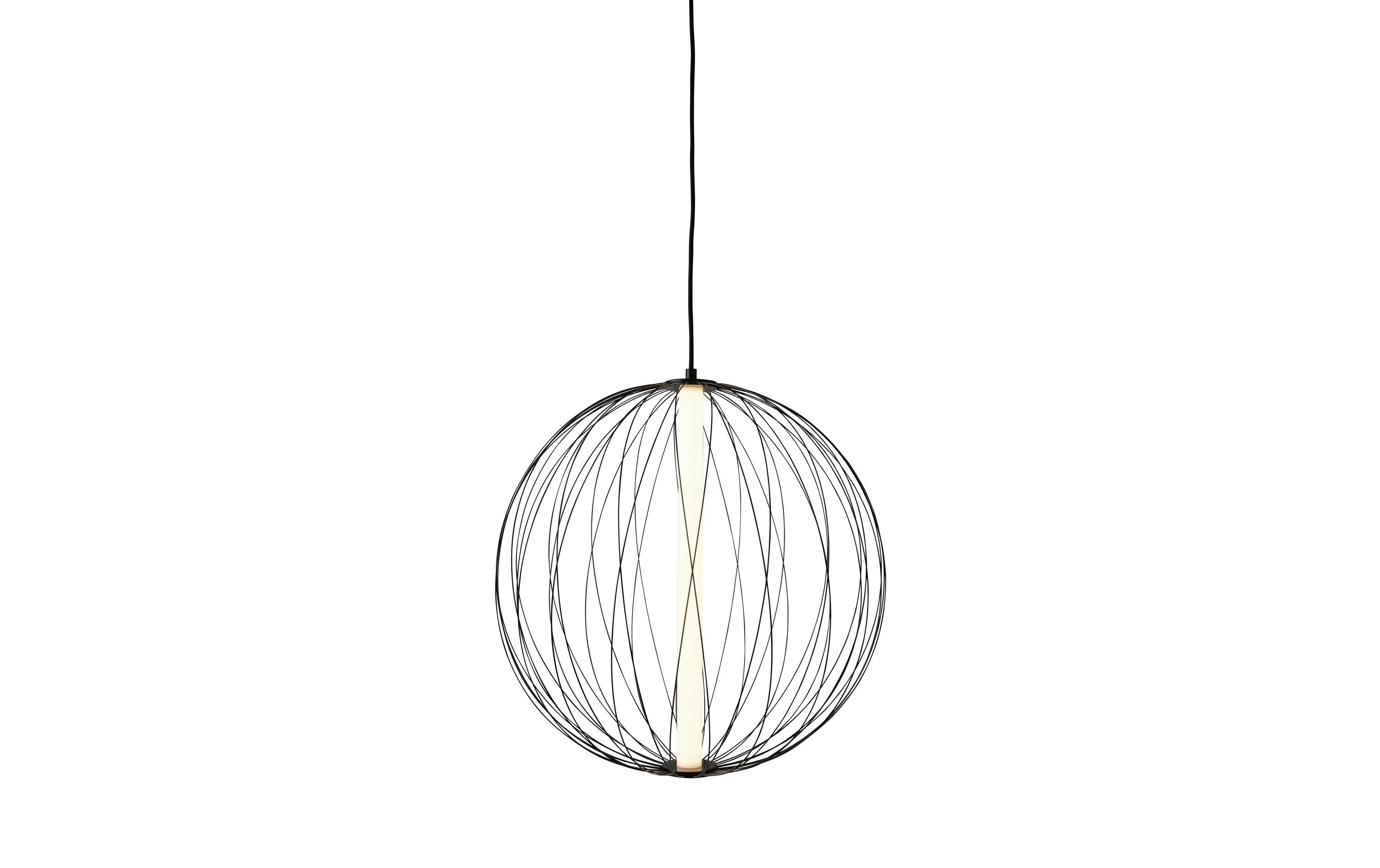 Sompex Pendelleuchte Atomic – Ø 50 × 150 cm, 1200 lm, 10 W, 2700 K, nicht dimmbar, weiss, inkl. Leuchtmittel