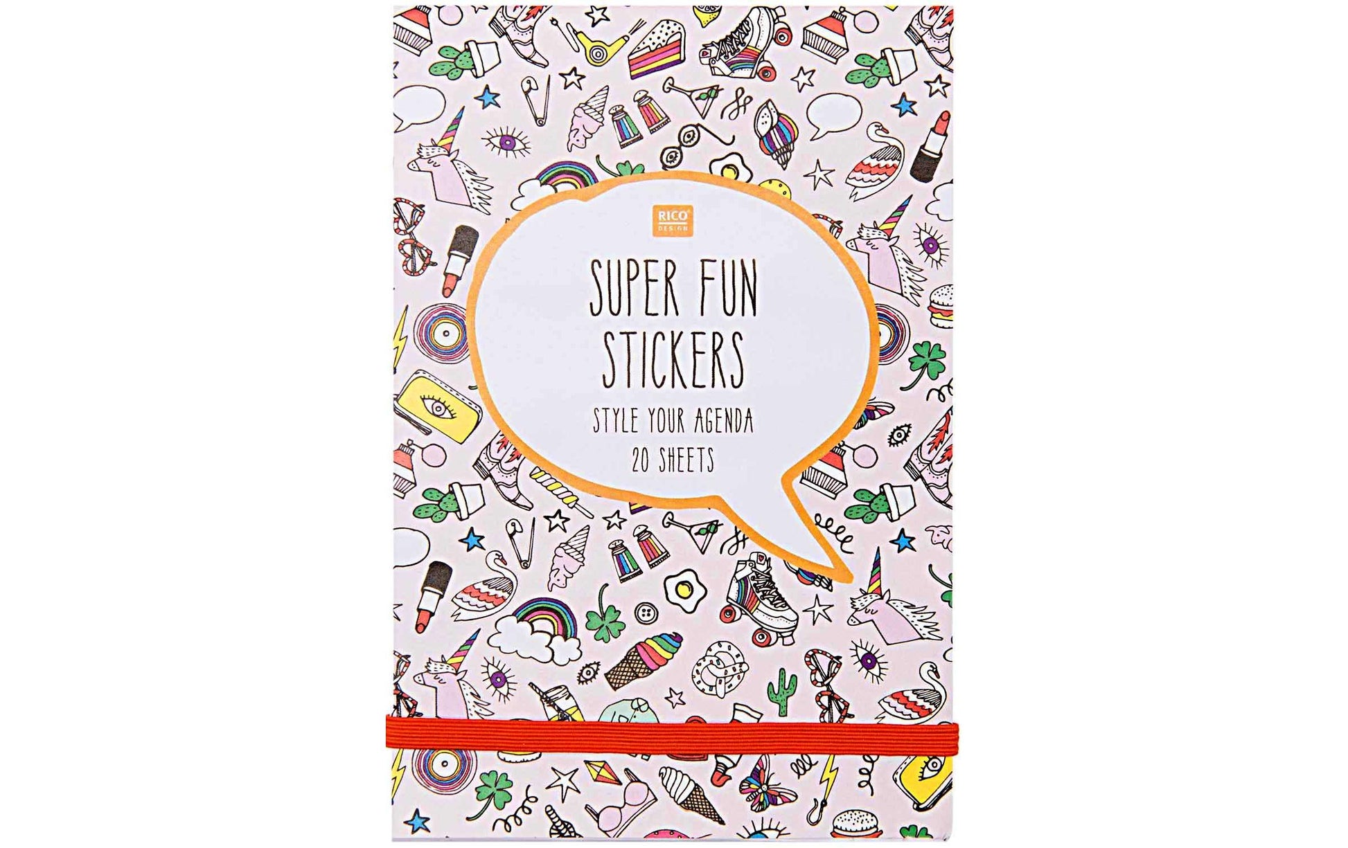 Rico Design Stickerbuch, Summer, 20 Seiten