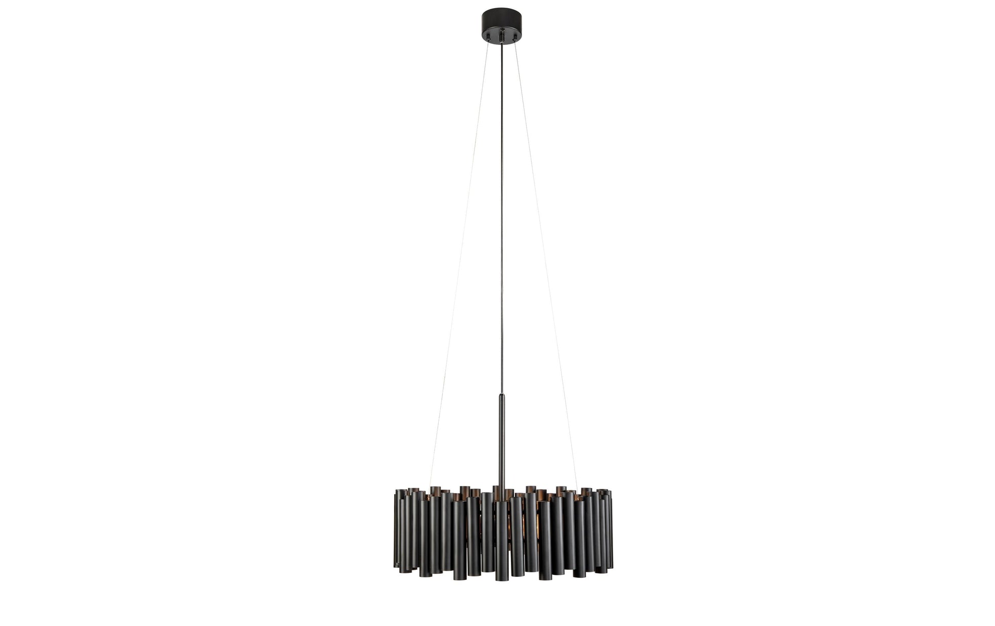 Markslöjd Pendelleuchte Level – 3-flammig, Ø 53 × 20 cm, 180 W, dimmbar, schwarz, exkl. 3× E27