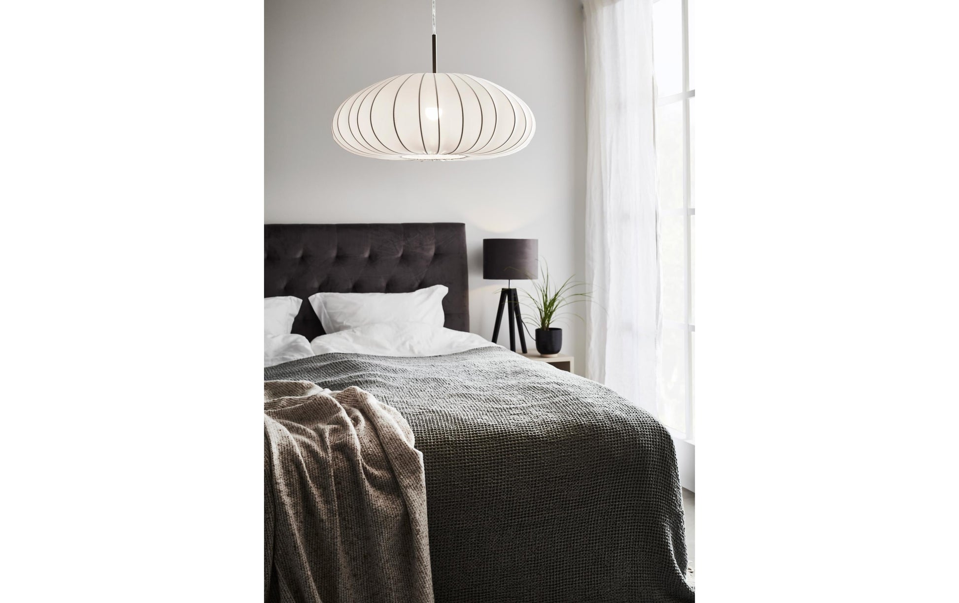 Markslöjd Deckenleuchte – Ø 54 × 37 cm, 25 W, dimmbar, weiss, exkl. E27