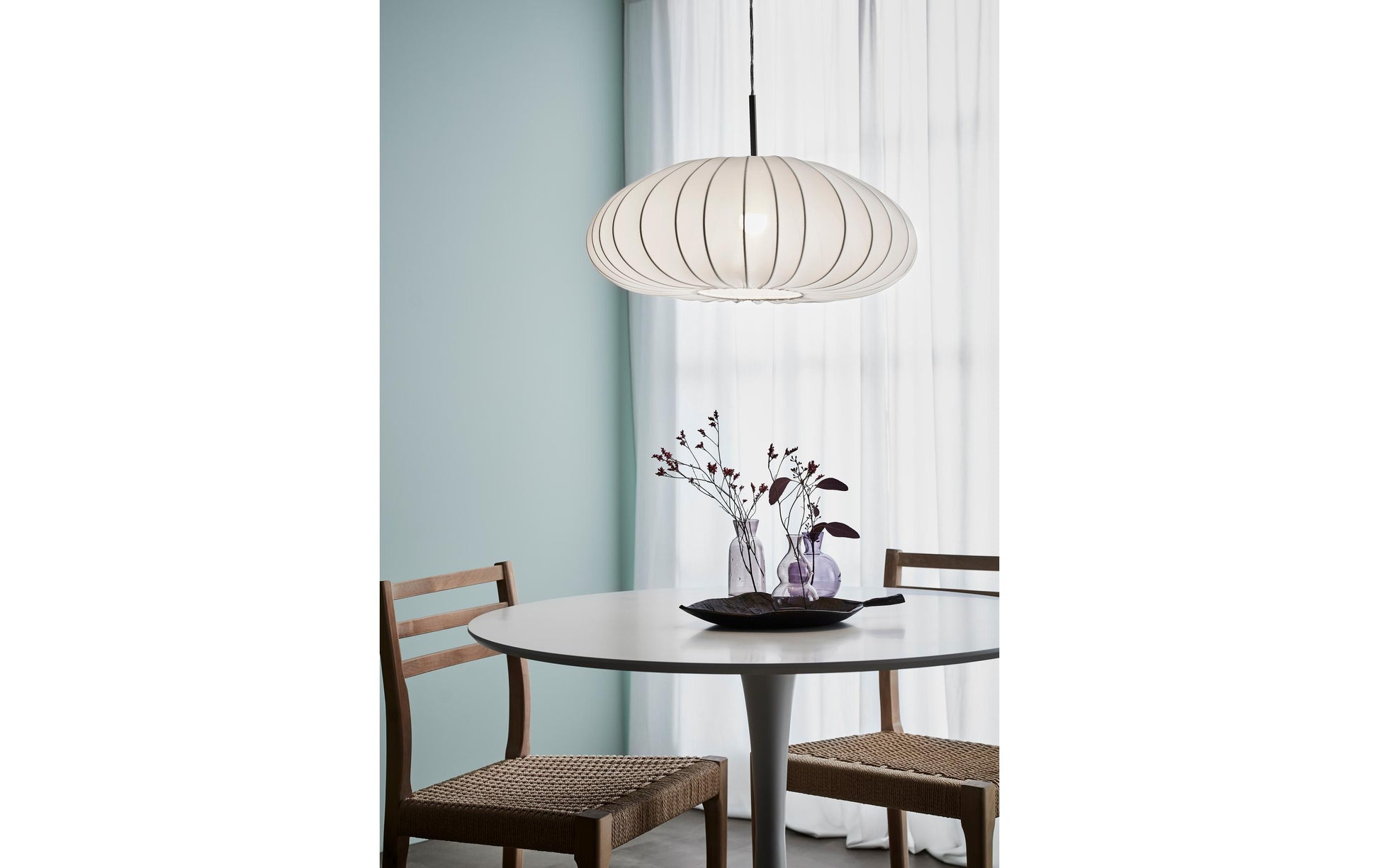Markslöjd Deckenleuchte – Ø 54 × 37 cm, 25 W, dimmbar, weiss, exkl. E27