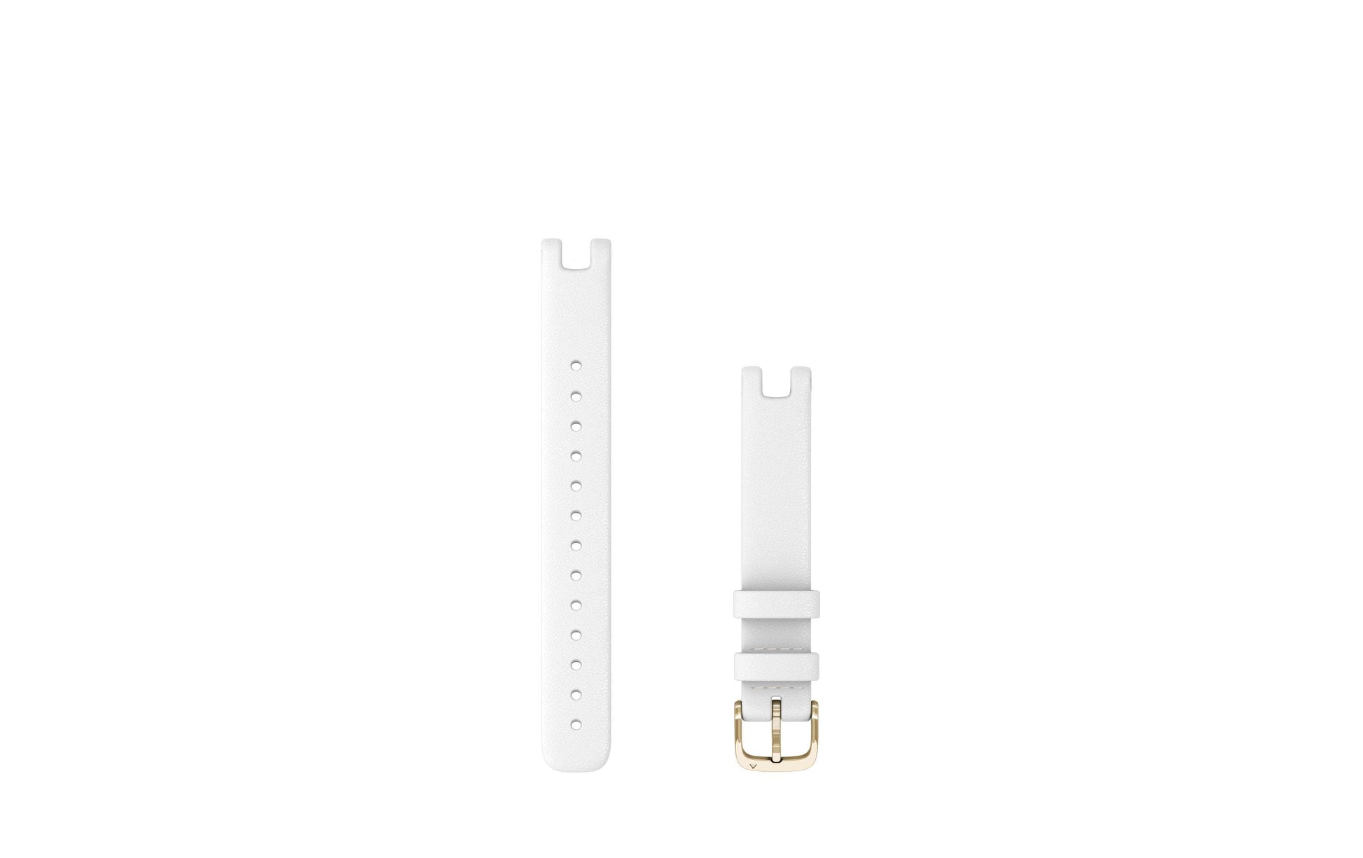 Garmin Lily – Leder, Weiss