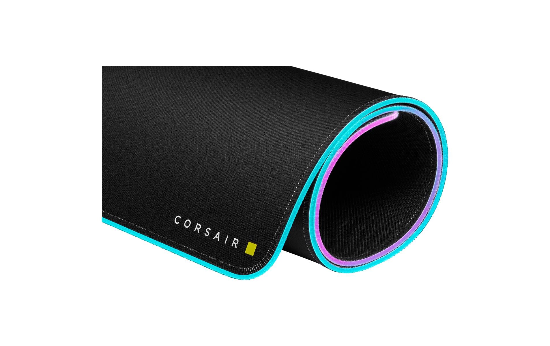 Corsair MM700 RGB Extended Gaming-Mauspad – USB, RGB-Hintergrundbeleuchtung, Anti-Rutsch-Basis, Schwarz