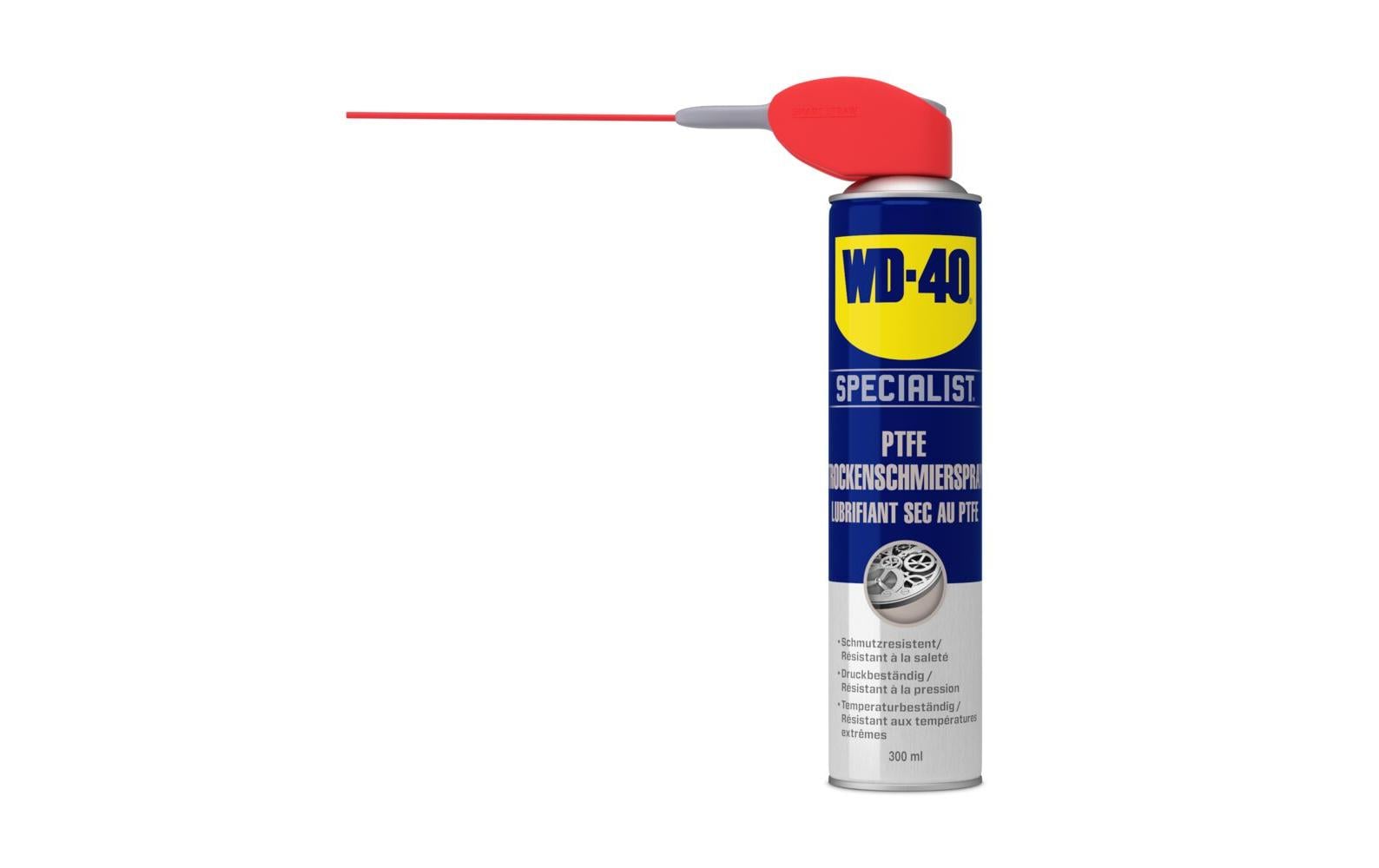 WD-40 SPECIALIST Trockenschmierspray 300 ml – für Metall – bis 260 °C
