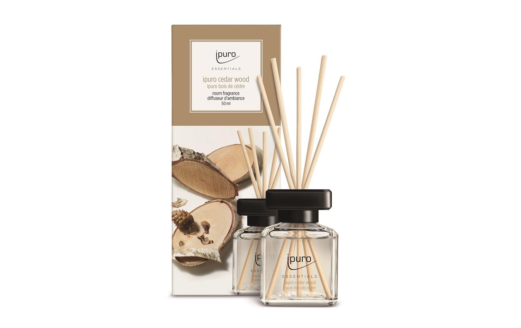 ipuro Essentials Zedernholz – Duftstäbchen, 50 ml