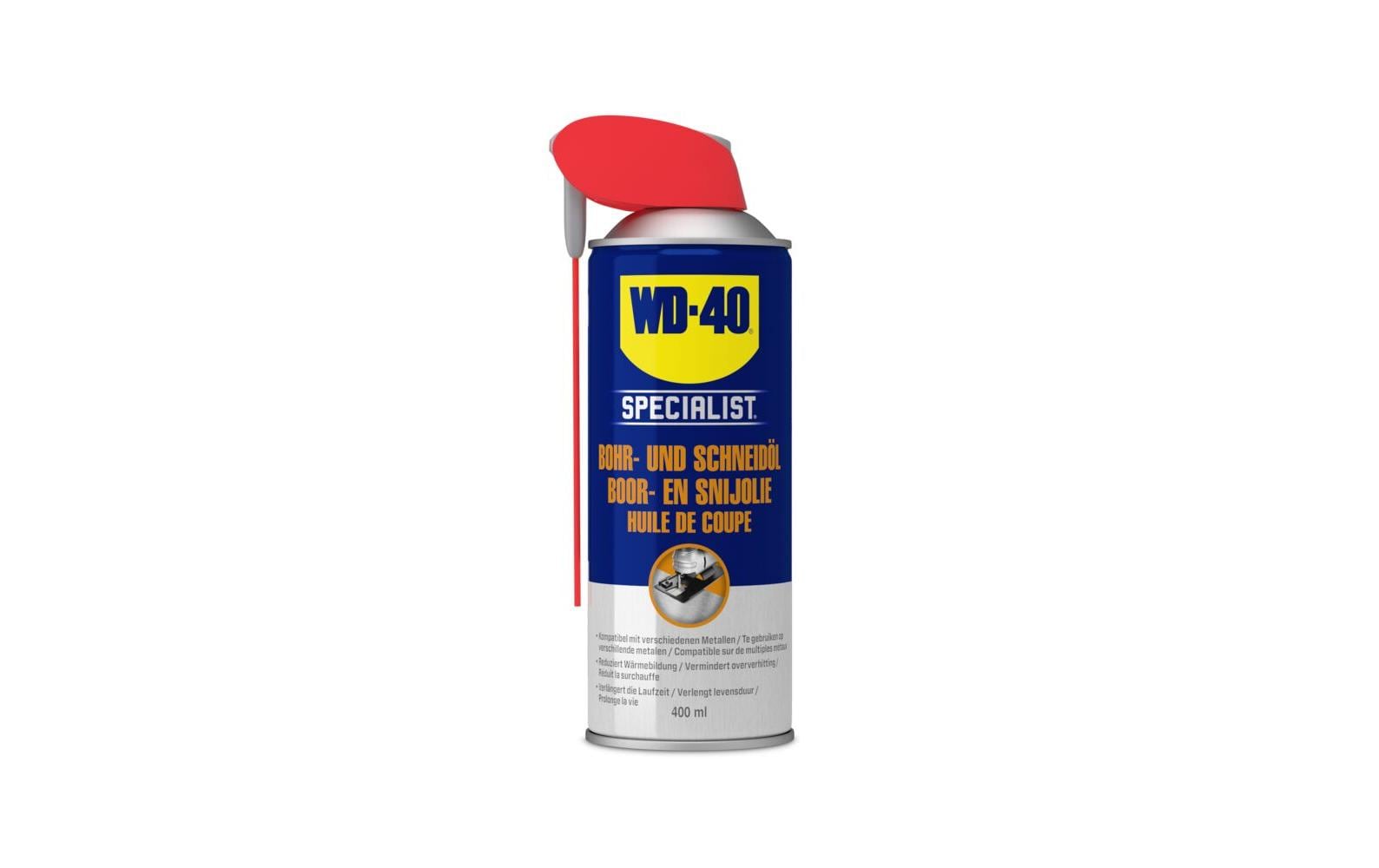 WD-40 Specialist Öl-Mehrzweck-Schmierstoffspray – transparent, Korrosionsschutz, Spraydose, 400 ml – für Metall