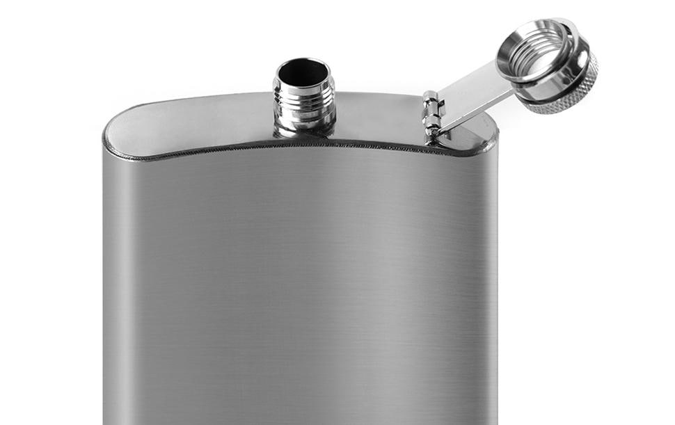 Trendform Flachmann Swiss Tradition – 175 ml, Edelstahl