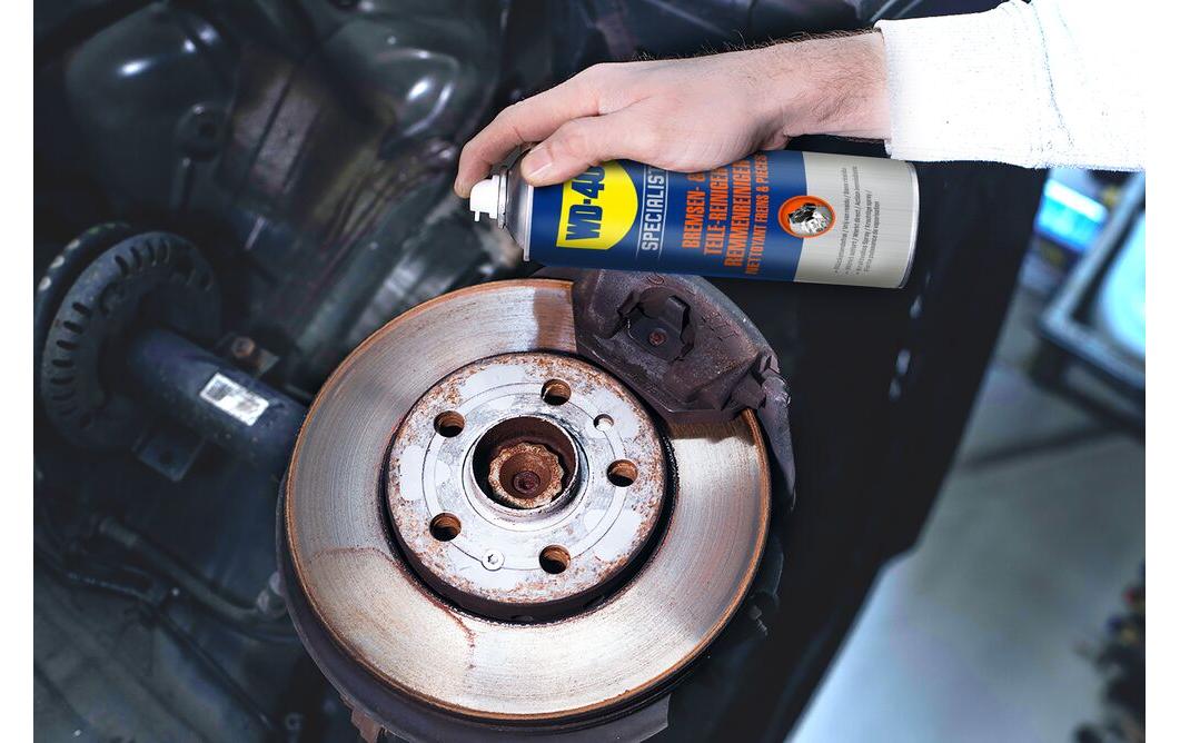 WD-40 Spezialist Bremsen- und Teile-Reiniger – für Bremsen & Teile, 500 ml