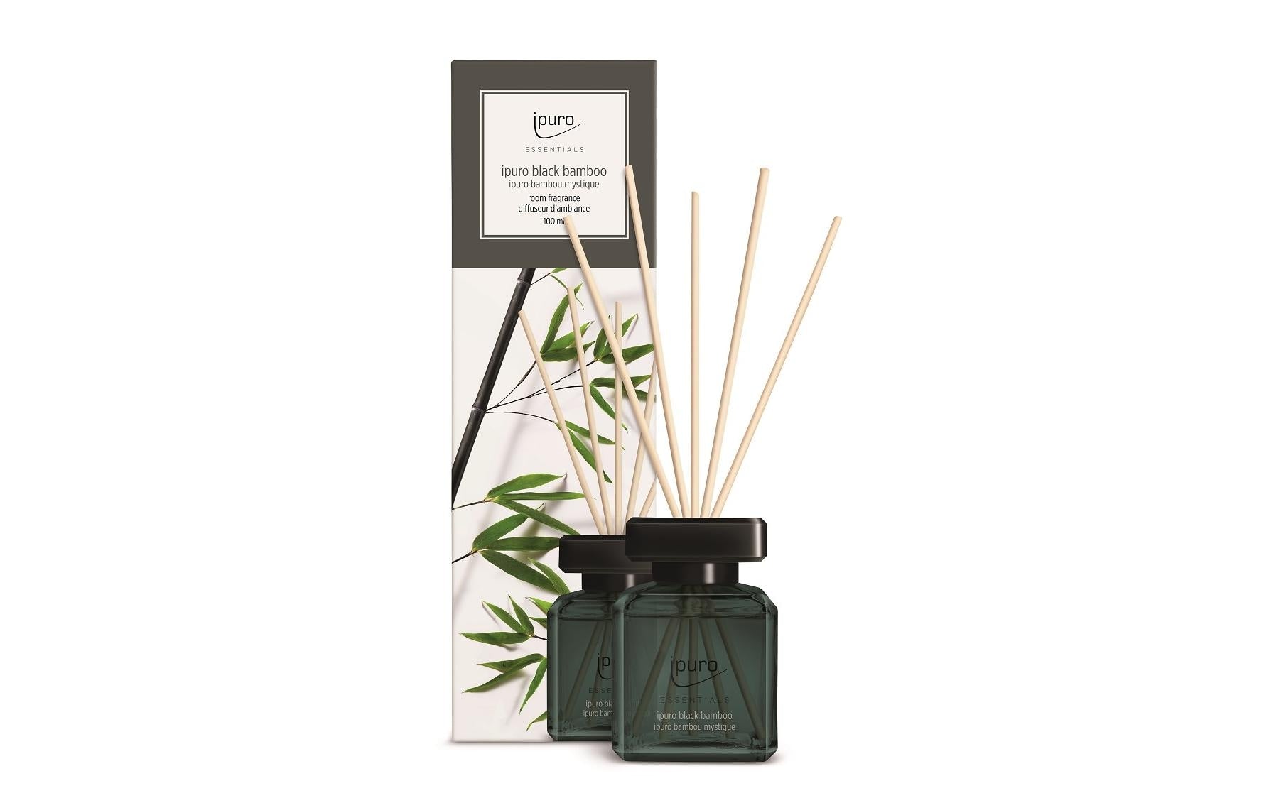 ipuro Essentials Black Bamboo – Duftstäbchen, 100 ml