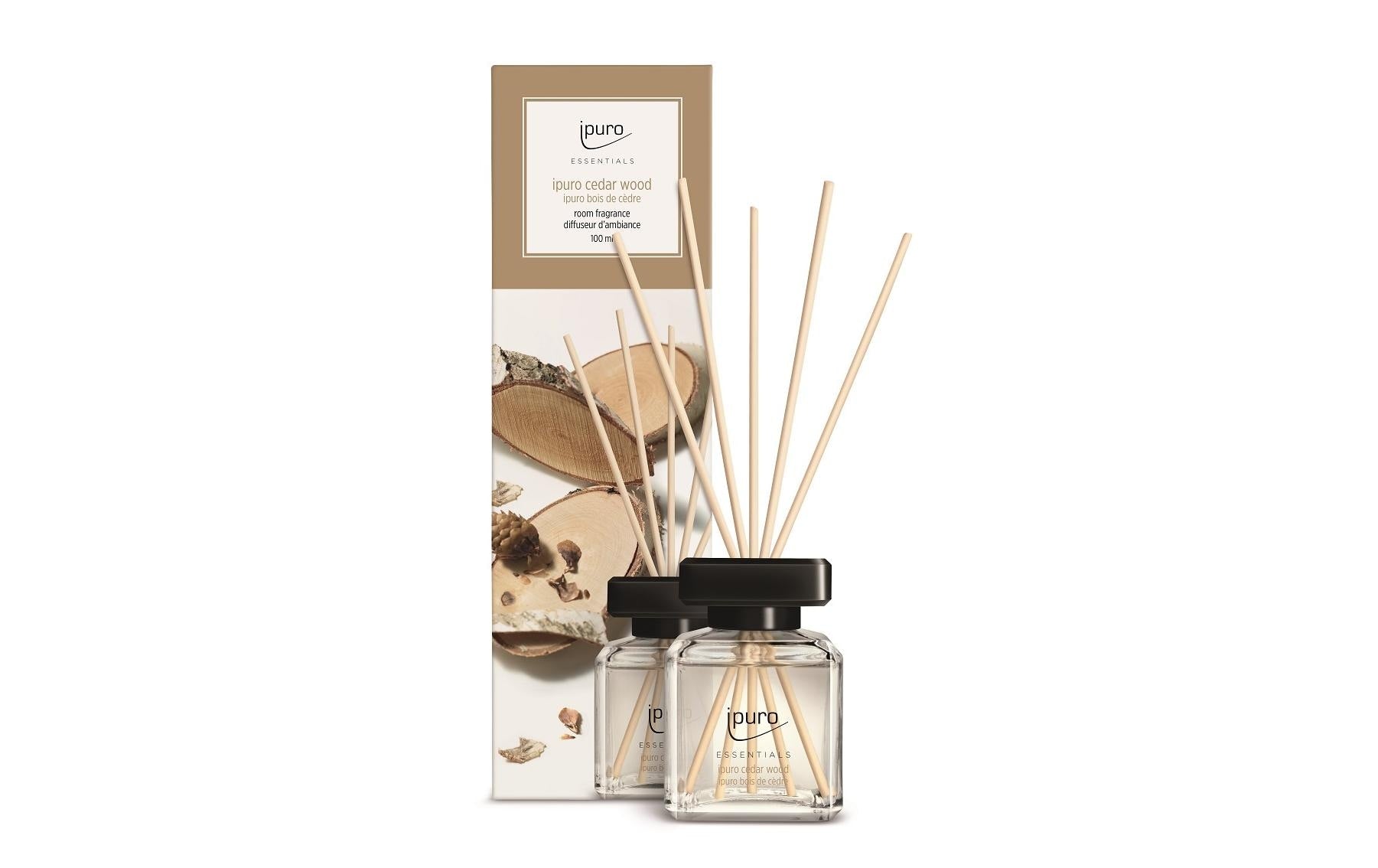 ipuro Essentials Zedernholz – Duftstäbchen, 100 ml