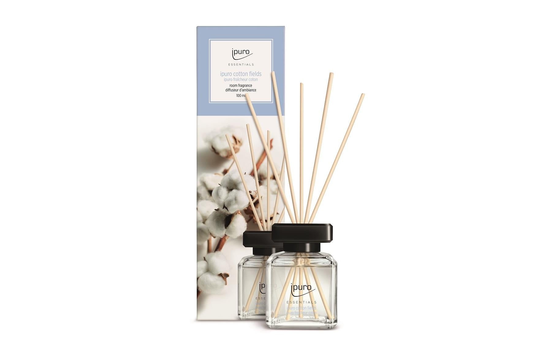 ipuro Essentials Cotton Fields – Duftstäbchen, 200 ml
