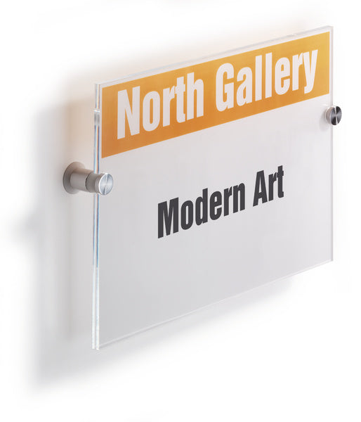 Durable Namensschild – 210 × 297 mm, Acryl, transparent, 1 Stk.