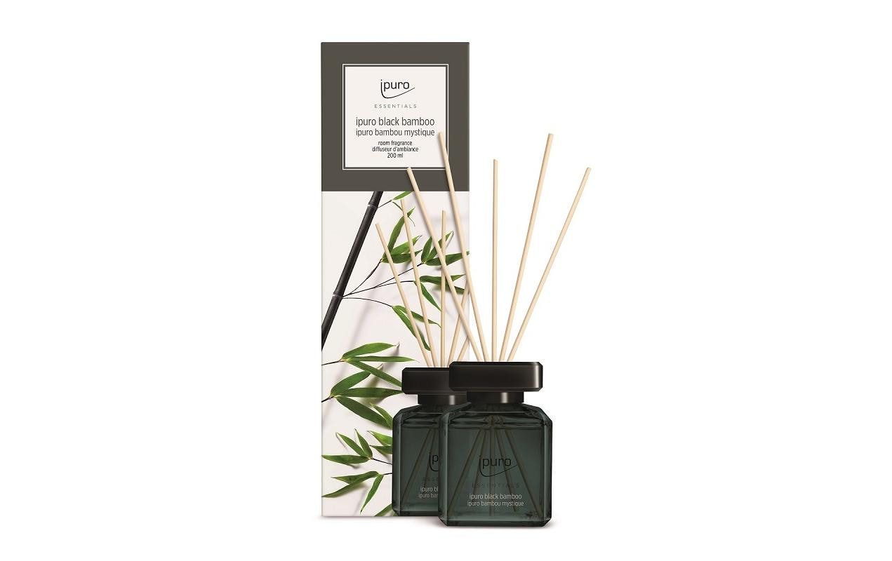 ipuro Essentials Black Bamboo – Duftstäbchen, 200 ml