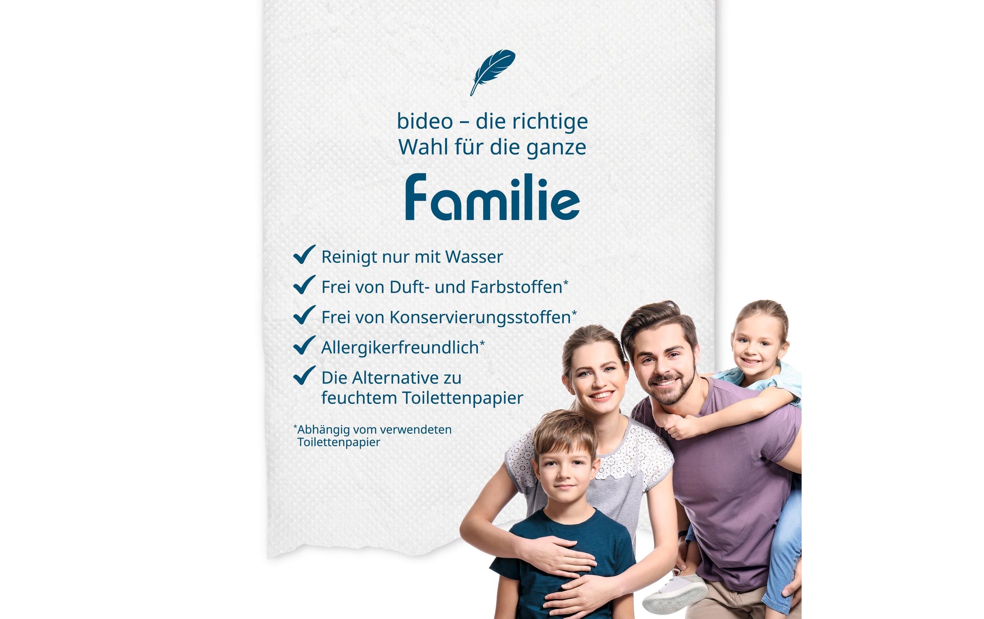 Bideo Toilettenpapierbefeuchter – wandmontiert, zum Bohren, Kunststoff, grau