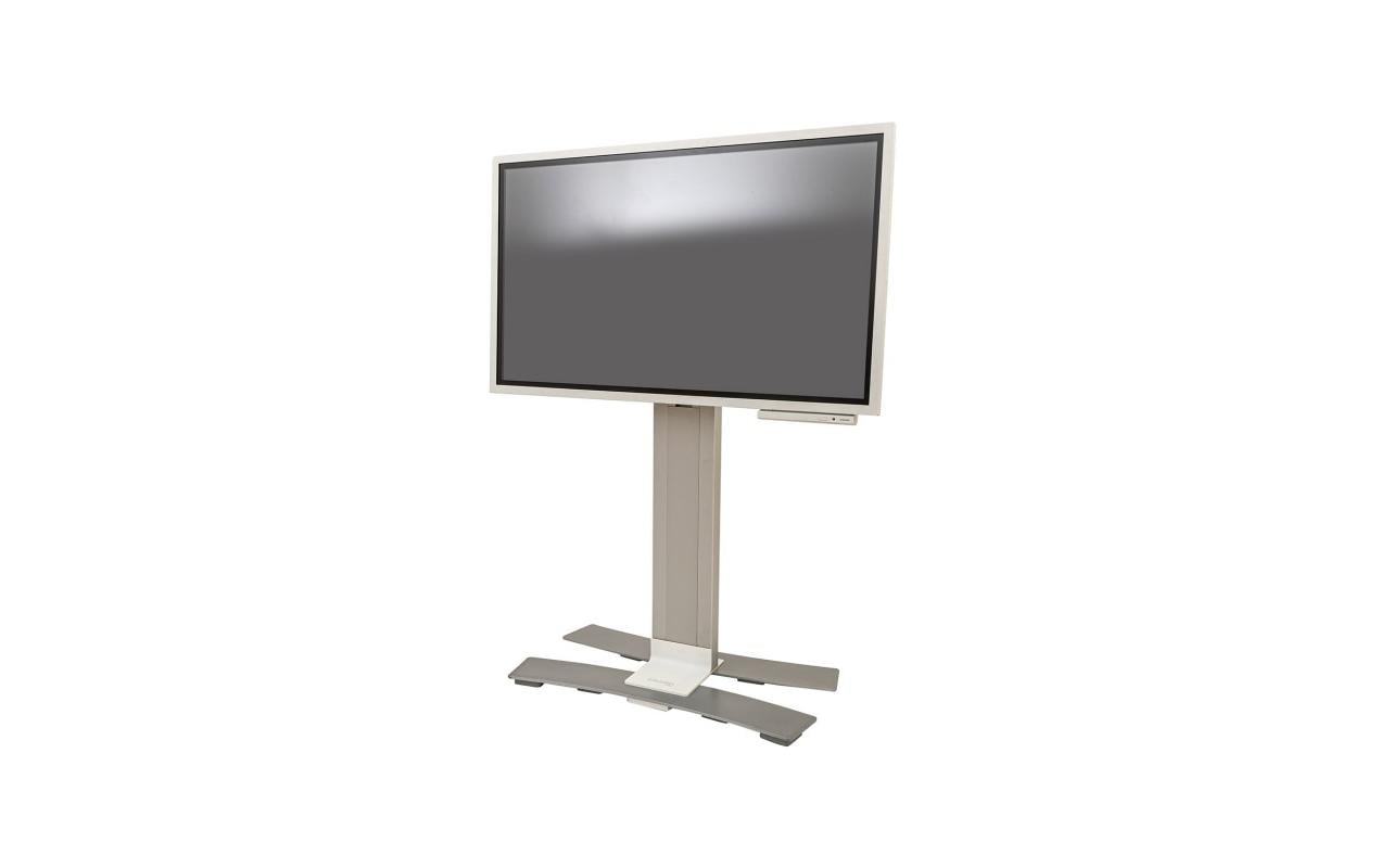 Erard Kross Flip2 – Drehbarer Displayständer, bis 65", VESA 400×400, bis 50 kg, für Samsung Flip2, silber