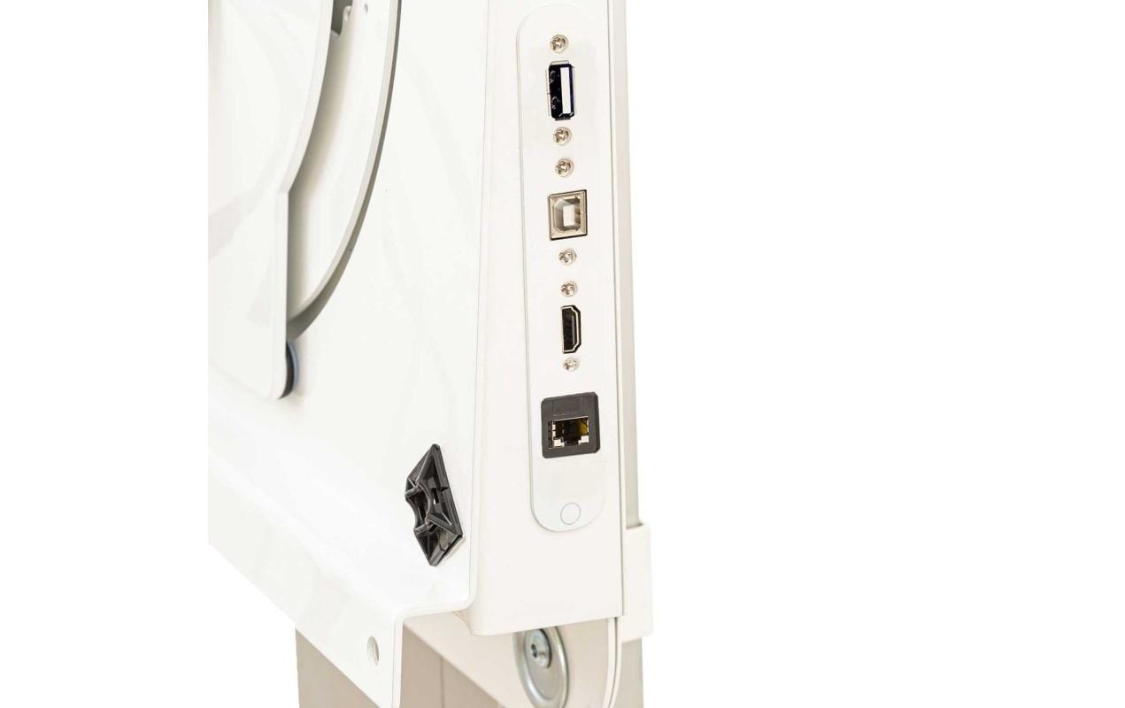 Erard Kross Flip2 – Drehbarer Displayständer, bis 65", VESA 400×400, bis 50 kg, für Samsung Flip2, silber
