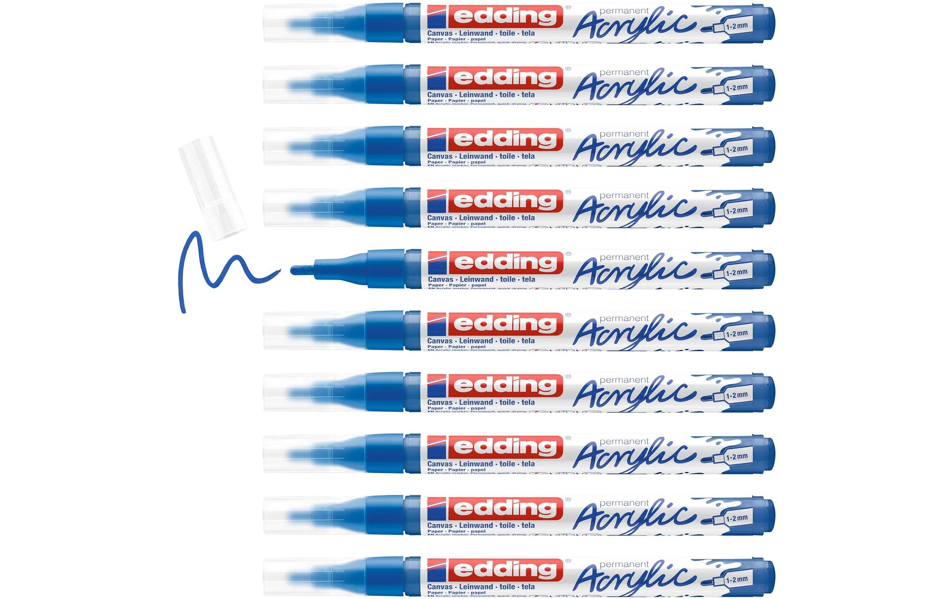 Edding Acrylmarker für Permanentmarker – Enzianblau