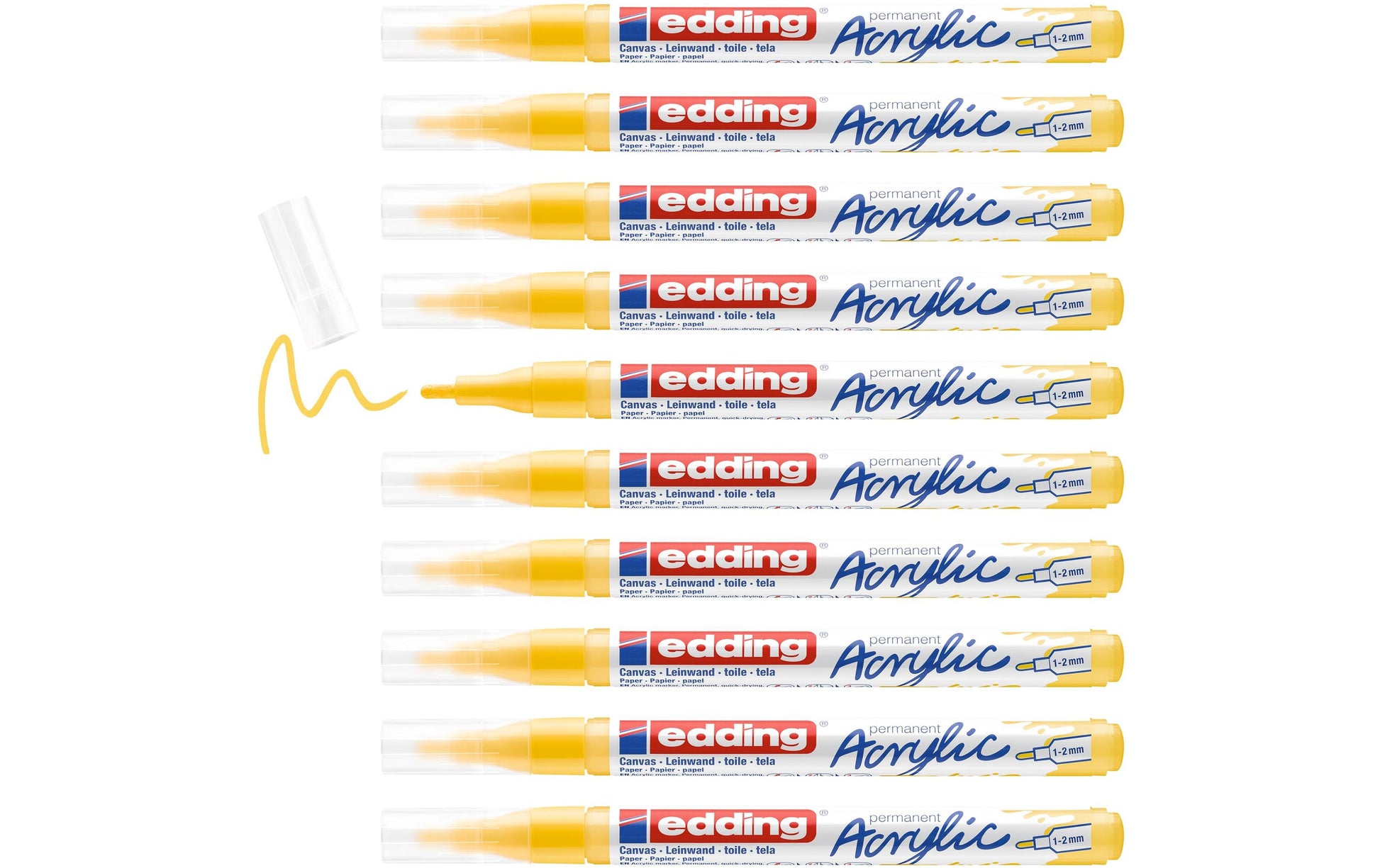 Edding Acrylmarker – Verkehrsgelb, 1er