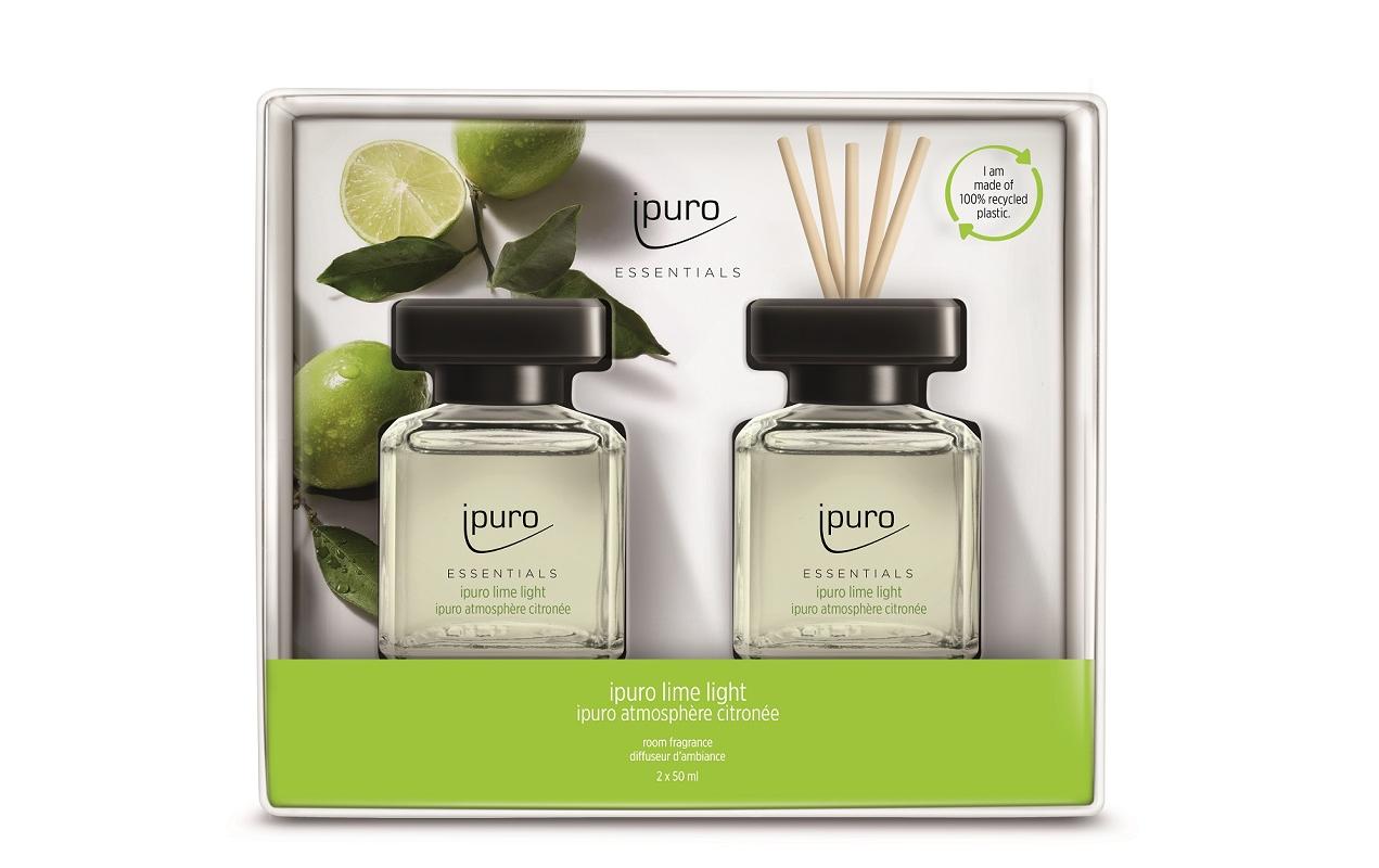 ipuro Geschenkset Lime Light – Duftstäbchen, 100 ml
