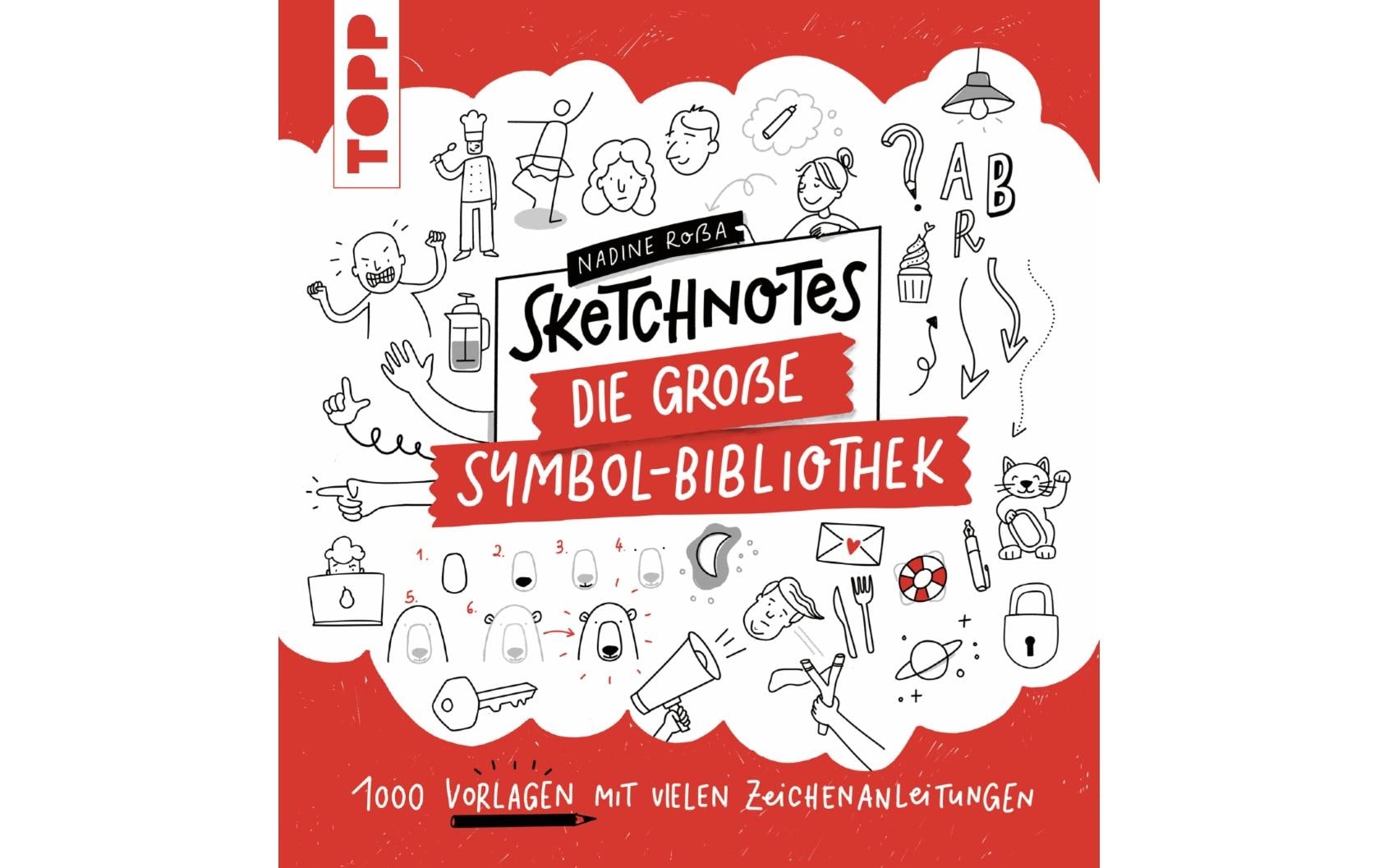 TOPP Verlag Frech Verlag – Buch – Sketchnotes: Die grosse Symbolbibliothek, Hardcover, 160 Seiten, Deutsch
