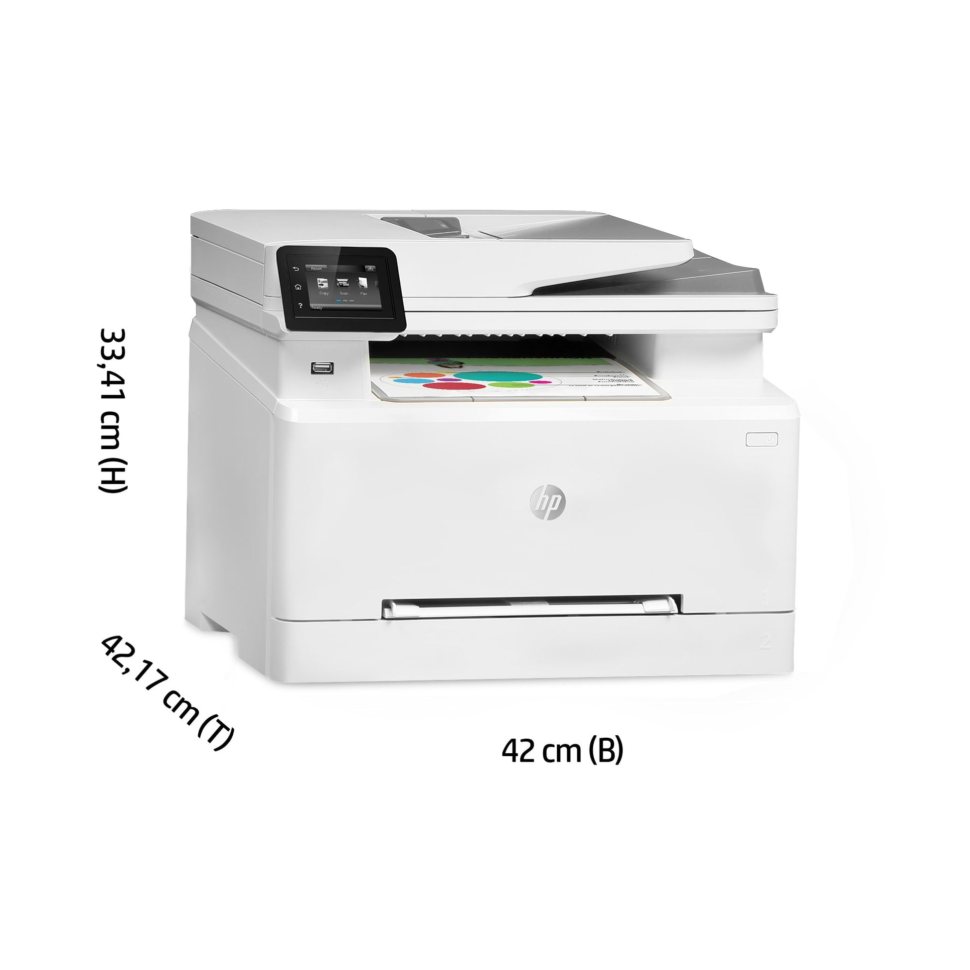 HP Color LaserJet Pro MFP M283fdw – Farbdruck, 21 Seiten/min