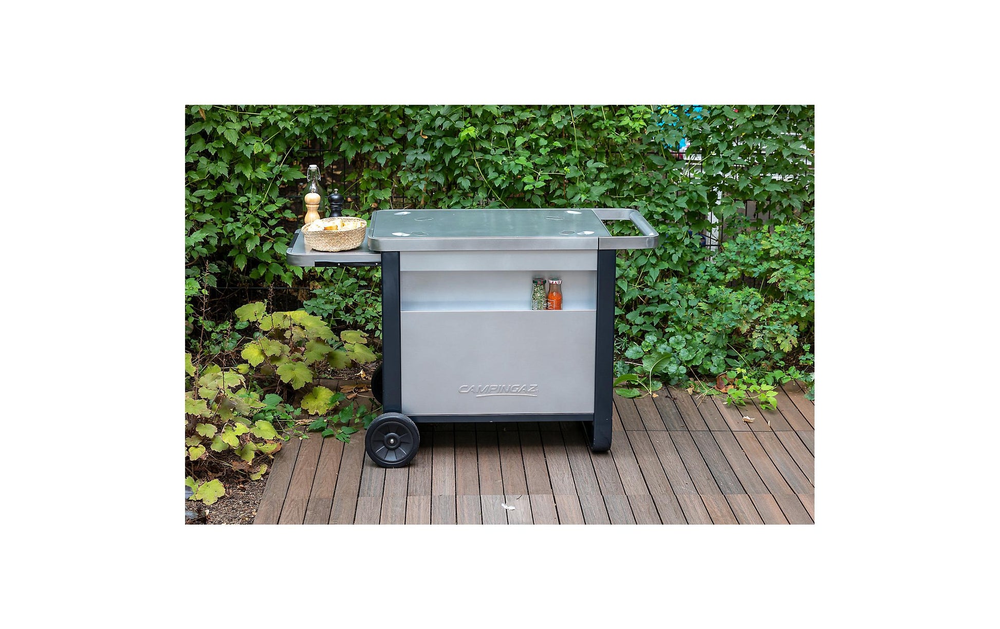 Campingaz Trolley Premium Deluxe – 52 × 120 × 73 cm, Metall, Grau