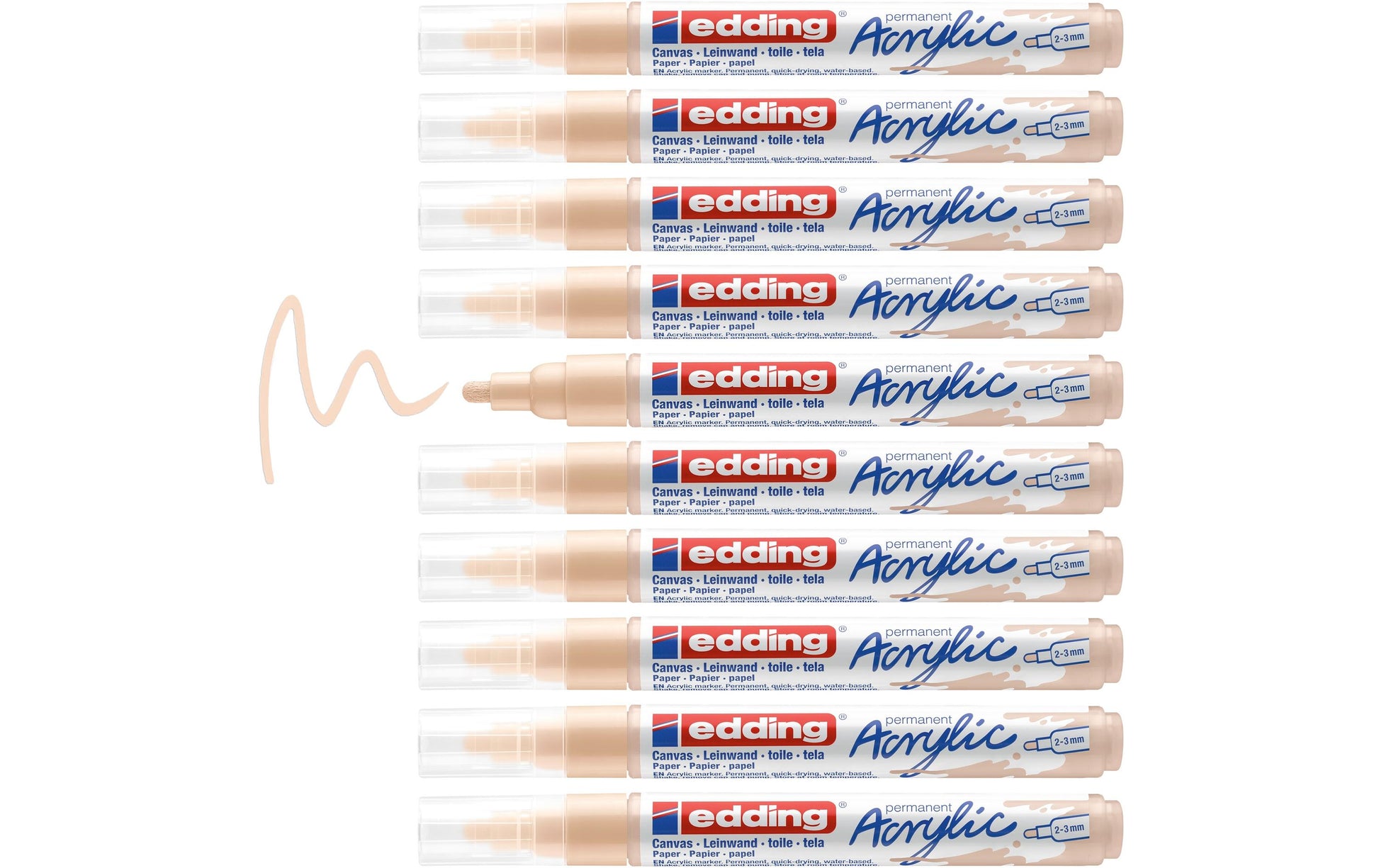 Edding Acrylmarker für Permanent-Marker – Warmbeige