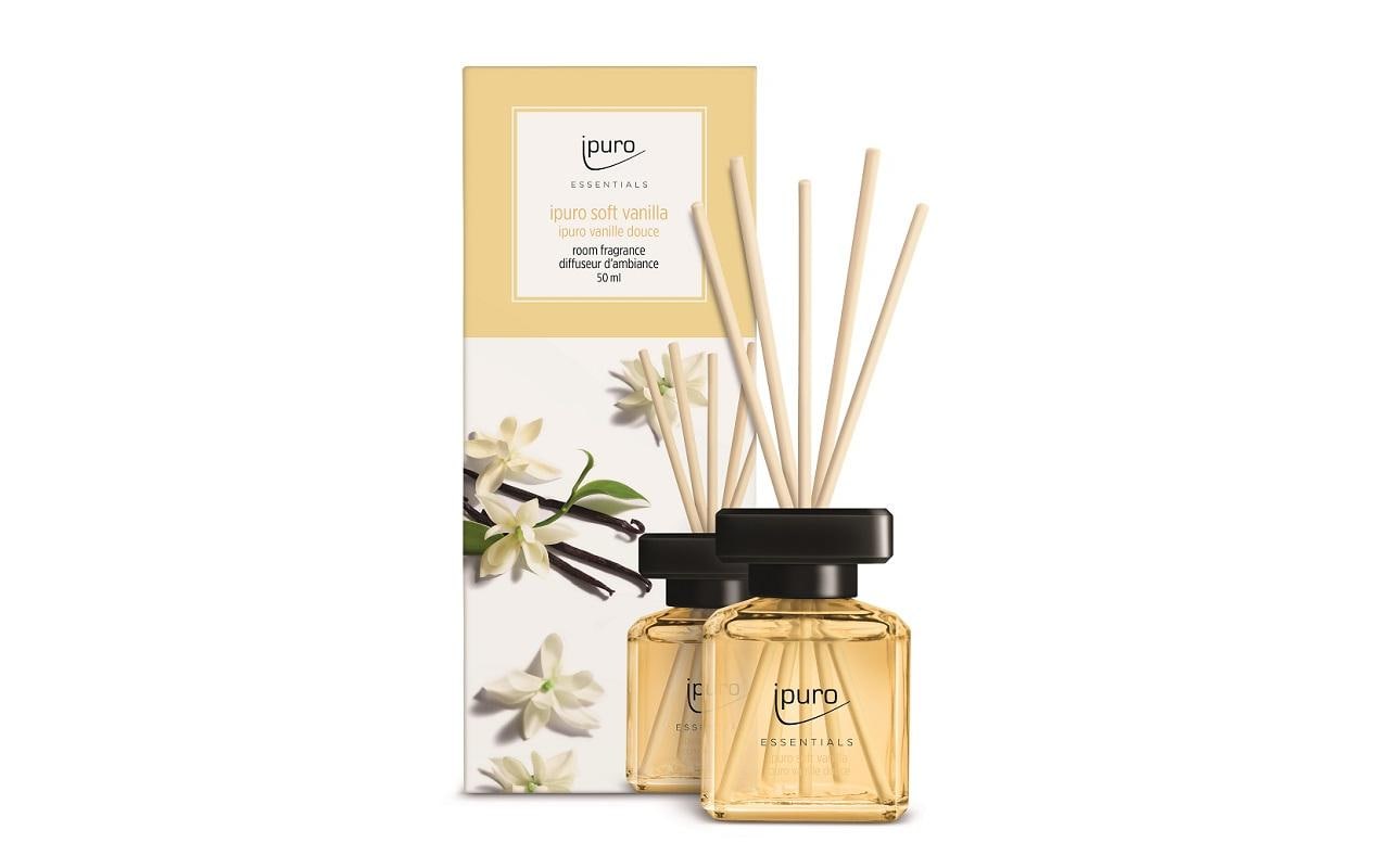 ipuro Essentials Soft Vanilla – Duftstäbchen, 100 ml