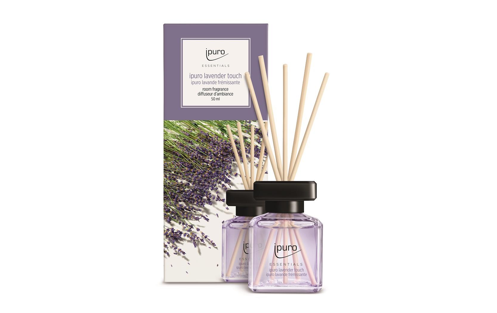 ipuro ESSENTIALS Lavendel – Duftstäbchen, 50 ml