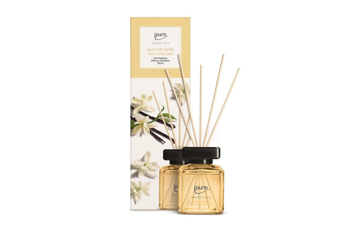 ipuro Essentials Soft Vanilla – Duftstäbchen, 50 ml