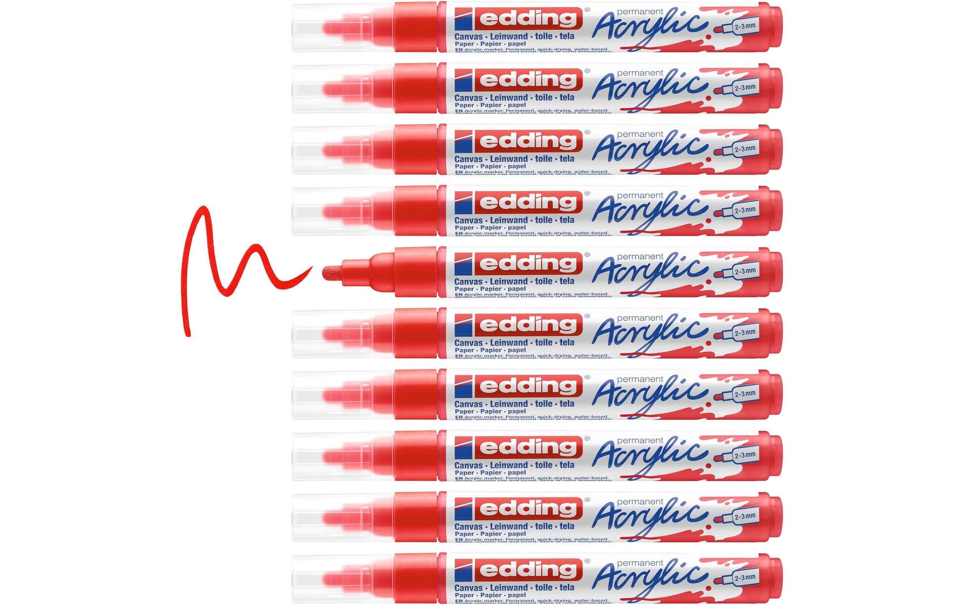 Edding Acrylmarker – Rot