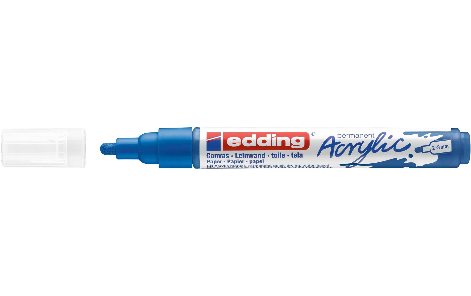 Edding Acrylmarker – Enzianblau, 1er