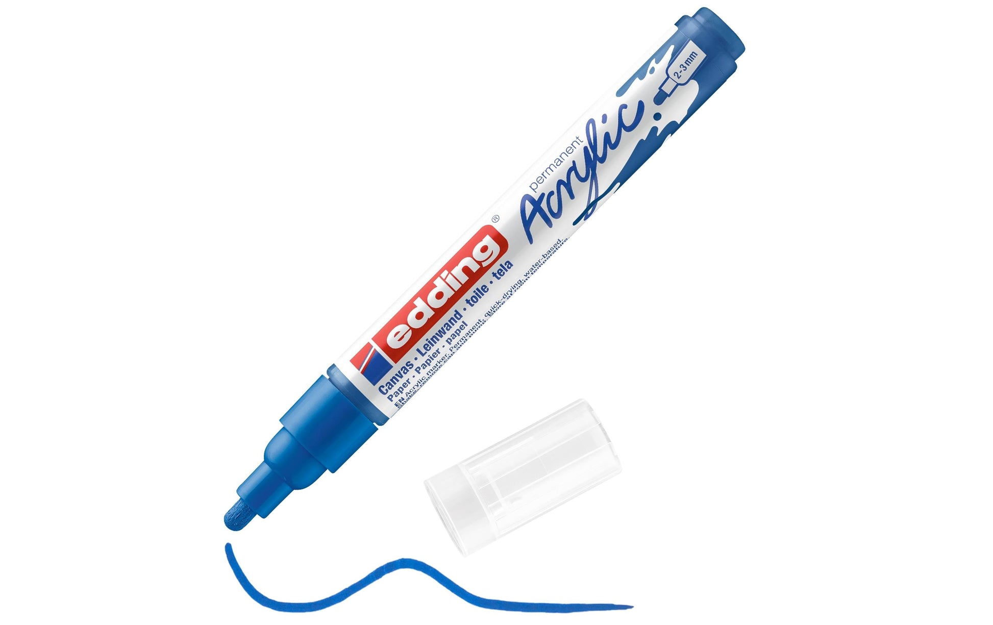 Edding Acrylmarker – Enzianblau, 1er