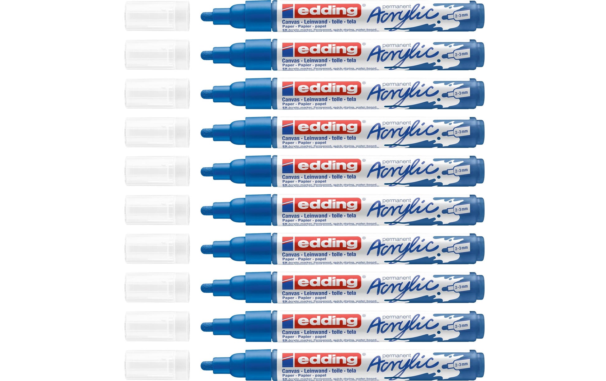 Edding Acrylmarker – Enzianblau, 1er